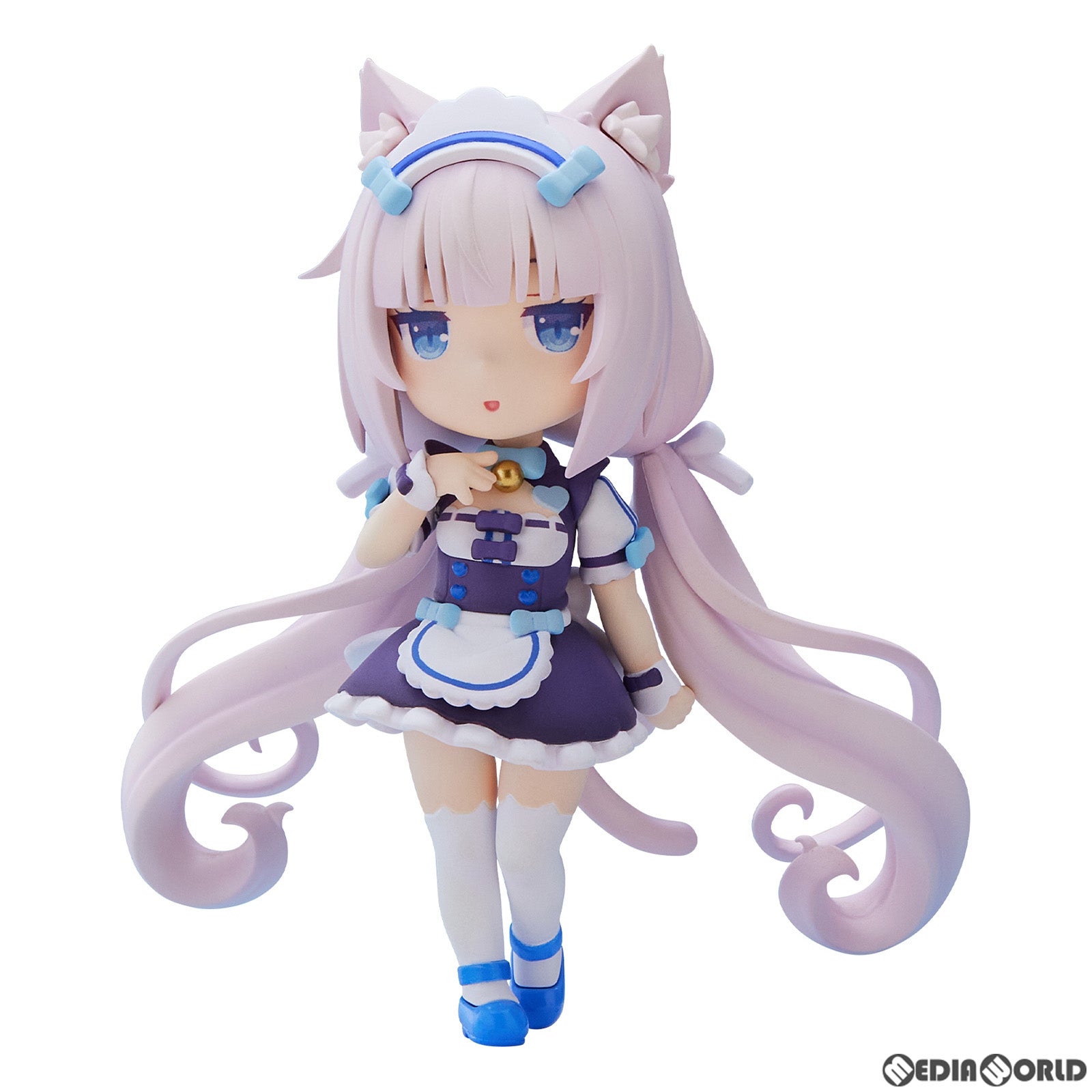 【中古即納】[FIG] (再販) ミニフィギュア100! バニラ ネコぱら 完成品 フィギュア(PF193) PLUM(プラム)(20240831)