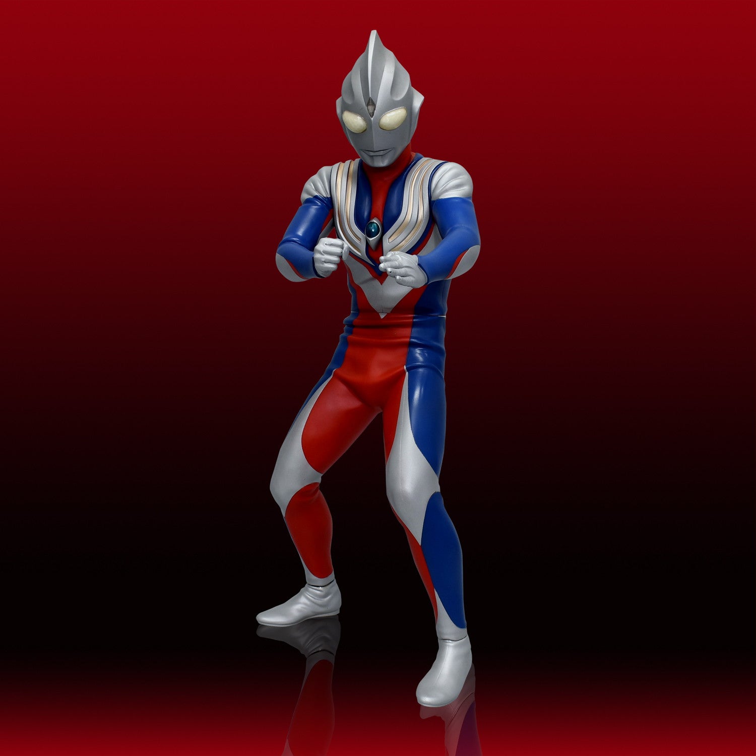 【中古即納】[SFT] ウルトラマンティガ メガソフビキット 復刻版 フィギュア 海洋堂高知(20241231)