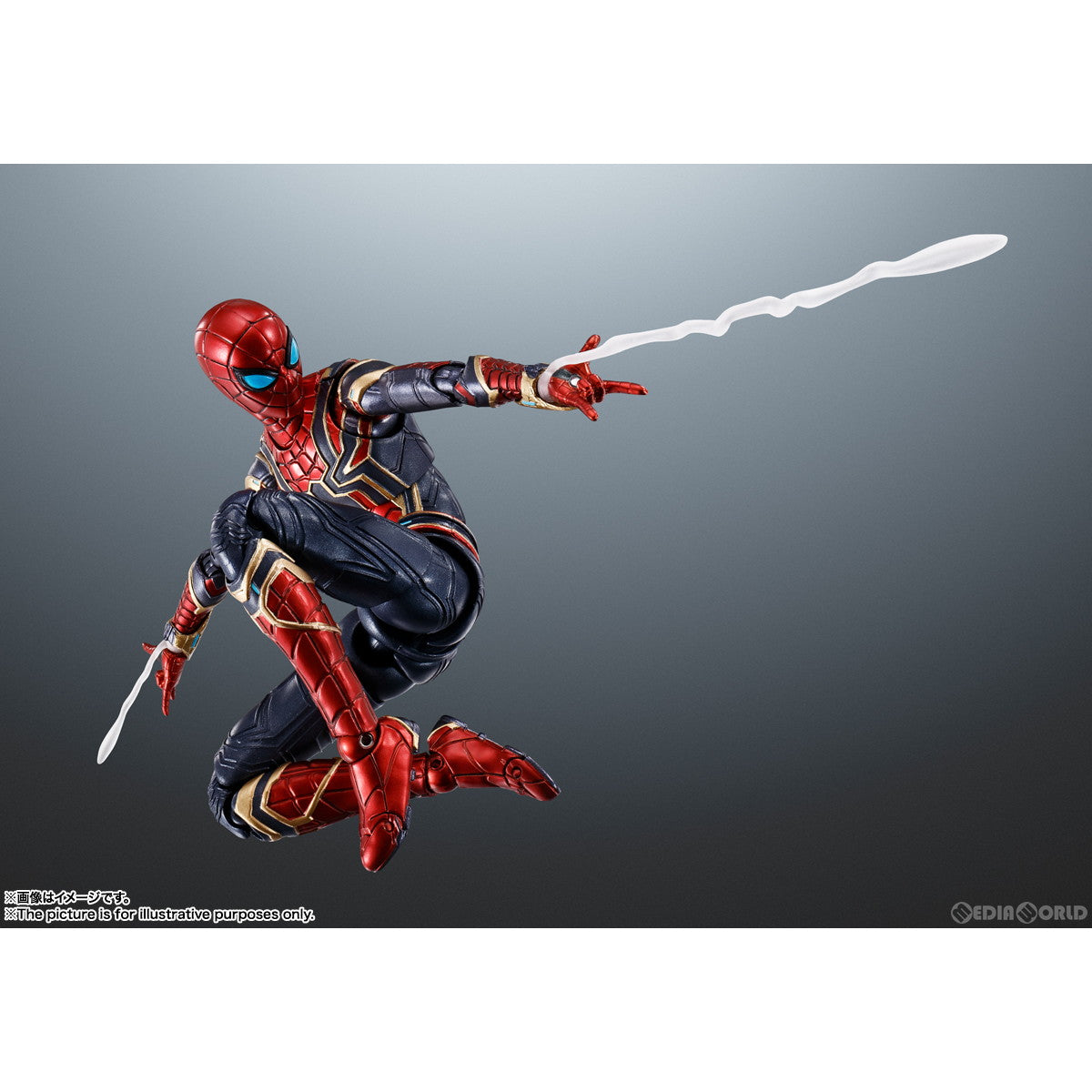 【中古即納】[FIG] S.H.Figuarts(フィギュアーツ) アイアン・スパイダー(スパイダーマン:ノー・ウェイ・ホーム) 完成品 可動フィギュア バンダイスピリッツ(20220827)