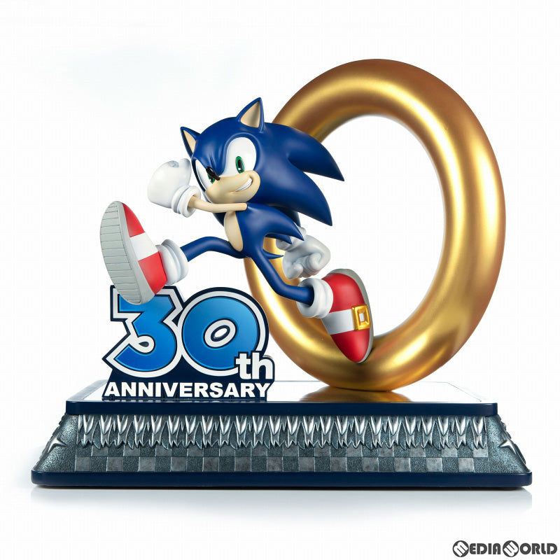 【新品即納】[FIG] ソニック 30th アニバーサリー スタチュー ソニック・ザ・ヘッジホッグ 完成品 フィギュア First 4 Figures(ファースト4フィギュア) (20221211)