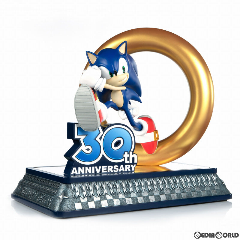 【新品即納】[FIG] ソニック 30th アニバーサリー スタチュー ソニック・ザ・ヘッジホッグ 完成品 フィギュア First 4 Figures(ファースト4フィギュア) (20221211)