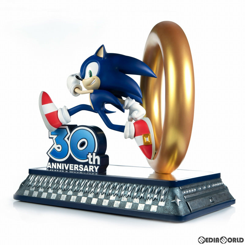 【新品即納】[FIG] ソニック 30th アニバーサリー スタチュー ソニック・ザ・ヘッジホッグ 完成品 フィギュア First 4 Figures(ファースト4フィギュア) (20221211)