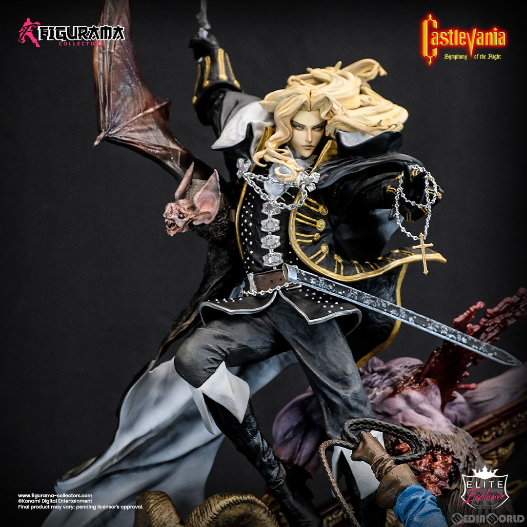 【新品即納】[FIG] A3アートプリント&証明書付属 アルカード & リヒター・ベルモンド 悪魔城ドラキュラX 月下の夜想曲 1/6 エリート スタチュー 完成品 フィギュア フィギュラマコレクターズ(20230630)