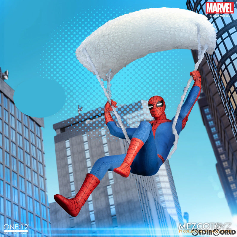 【新品即納】[FIG] ワン12コレクティブ スパイダーマン The Amazing Spider-Man(ジ・アメイジング・スパイダーマン) 1/12 アクションフィギュア DX エディション メズコトイズ(20240314)