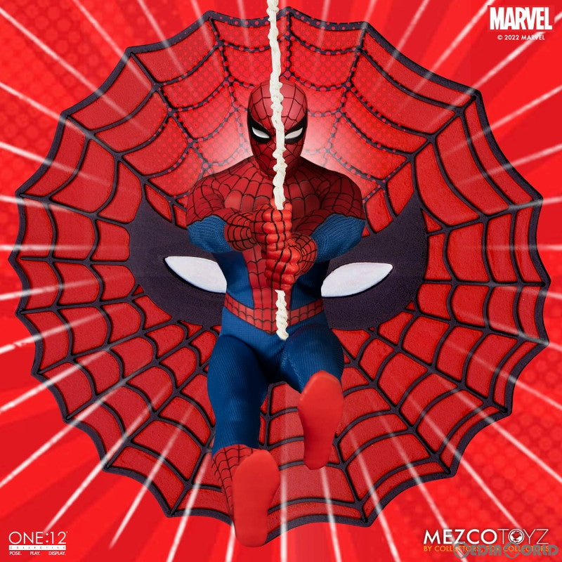 【新品即納】[FIG] ワン12コレクティブ スパイダーマン The Amazing Spider-Man(ジ・アメイジング・スパイダーマン) 1/12 アクションフィギュア DX エディション メズコトイズ(20240314)