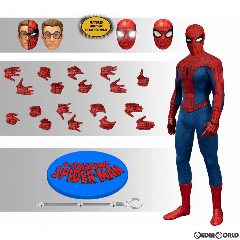 【新品即納】[FIG] ワン12コレクティブ スパイダーマン The Amazing Spider-Man(ジ・アメイジング・スパイダーマン) 1/12 アクションフィギュア DX エディション メズコトイズ(20240314)
