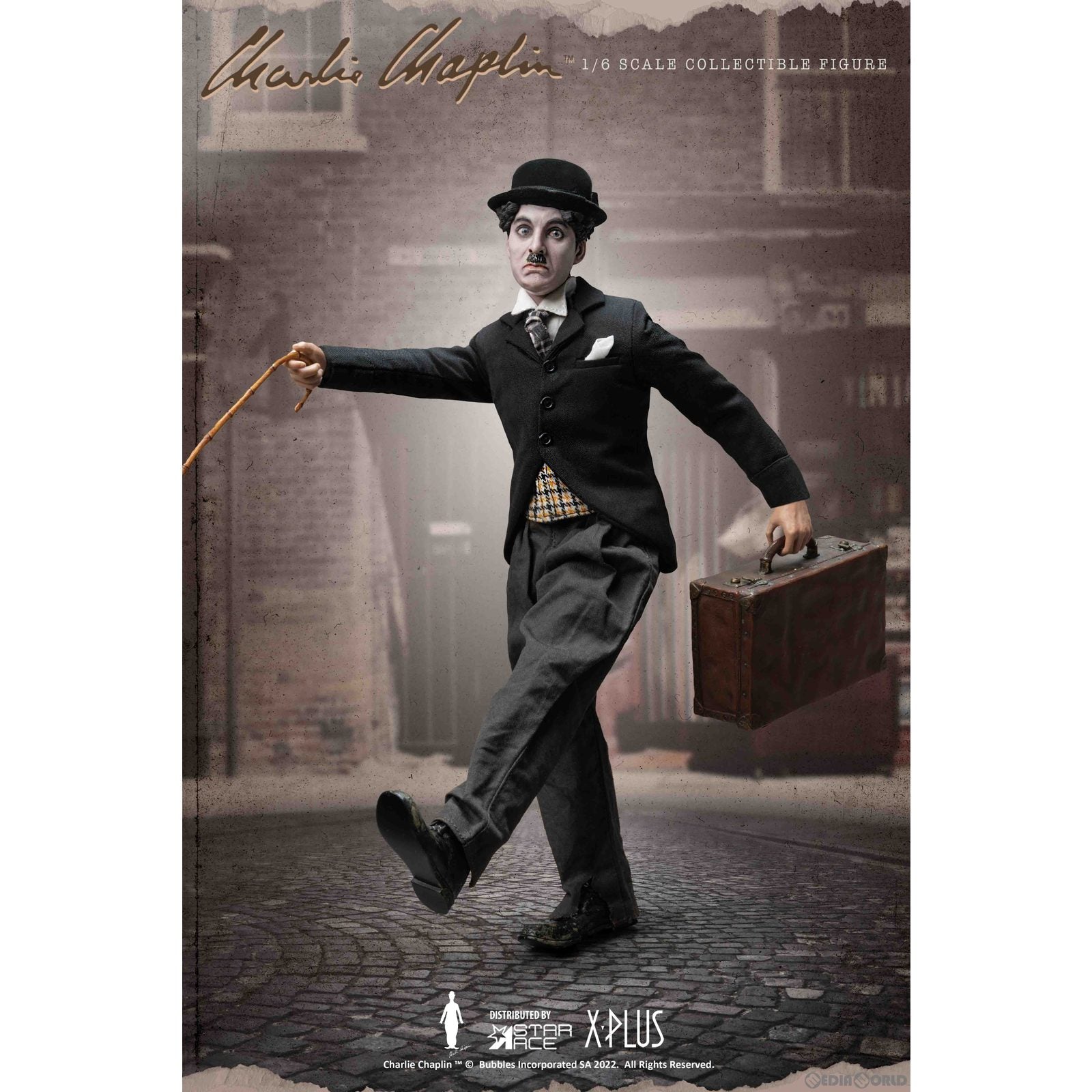 【中古即納】[FIG] チャーリー・チャップリン The Pawnshop(チャップリンの番頭) 1/6 コレクタブルアクションフィギュア 完成品 スターエーストイズ/エクスプラス(20230215)