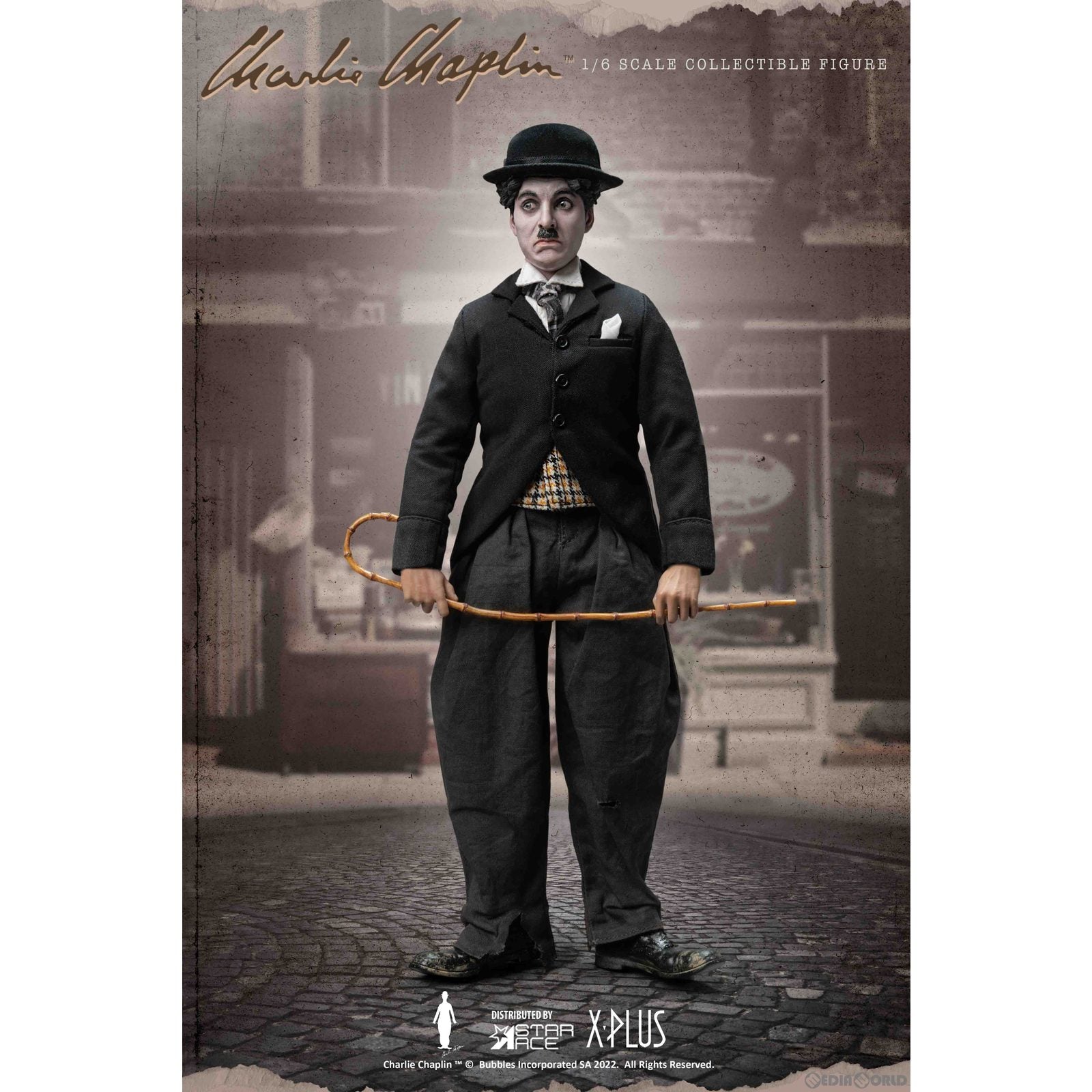 【中古即納】[FIG] チャーリー・チャップリン The Pawnshop(チャップリンの番頭) 1/6 コレクタブルアクションフィギュア 完成品 スターエーストイズ/エクスプラス(20230215)