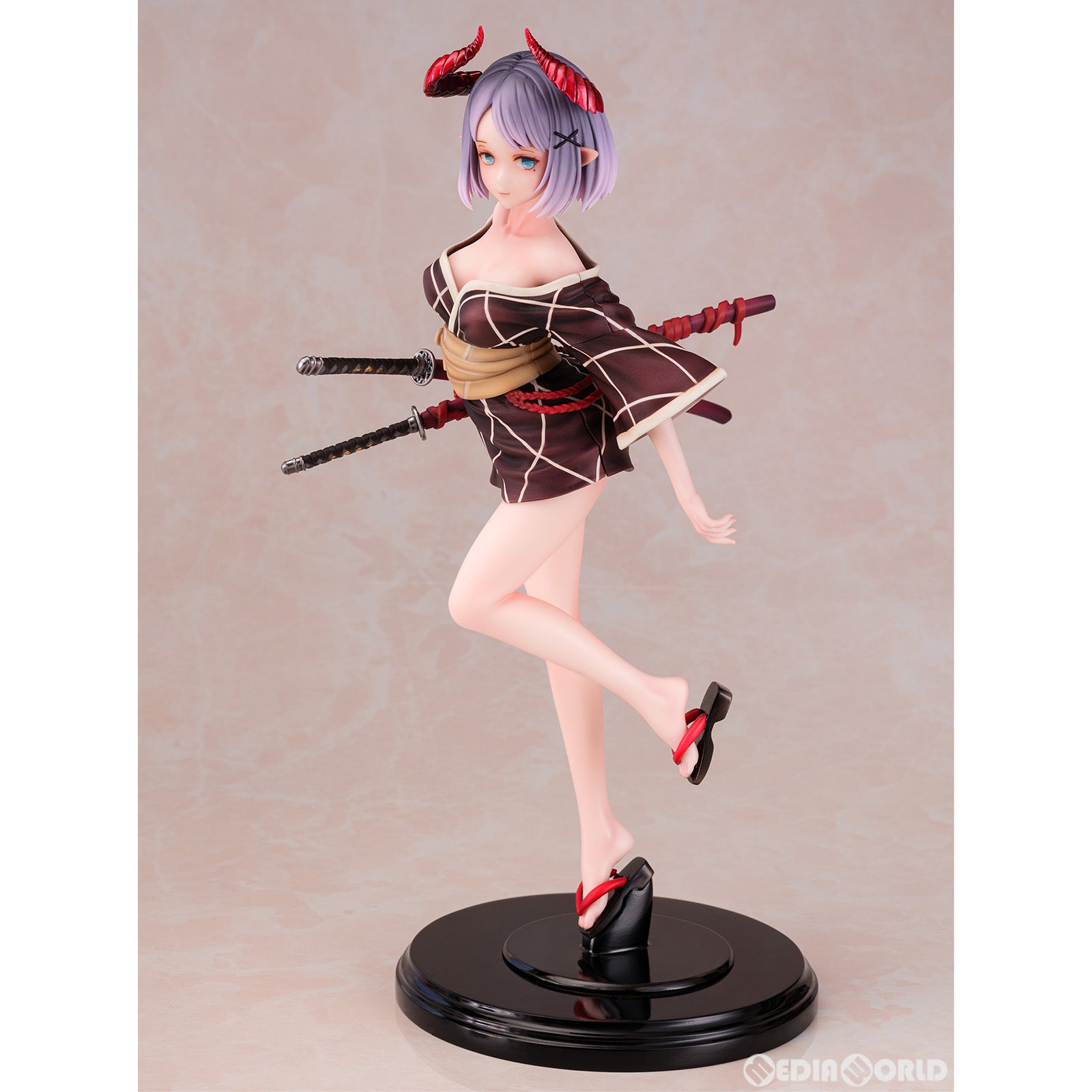【ジャンク】ダイキ工業「桜楓」1/6スケールフィギュア 2体セット Amazon | 角娘 illustration by Shal.E 1/5 完成品フィギュア