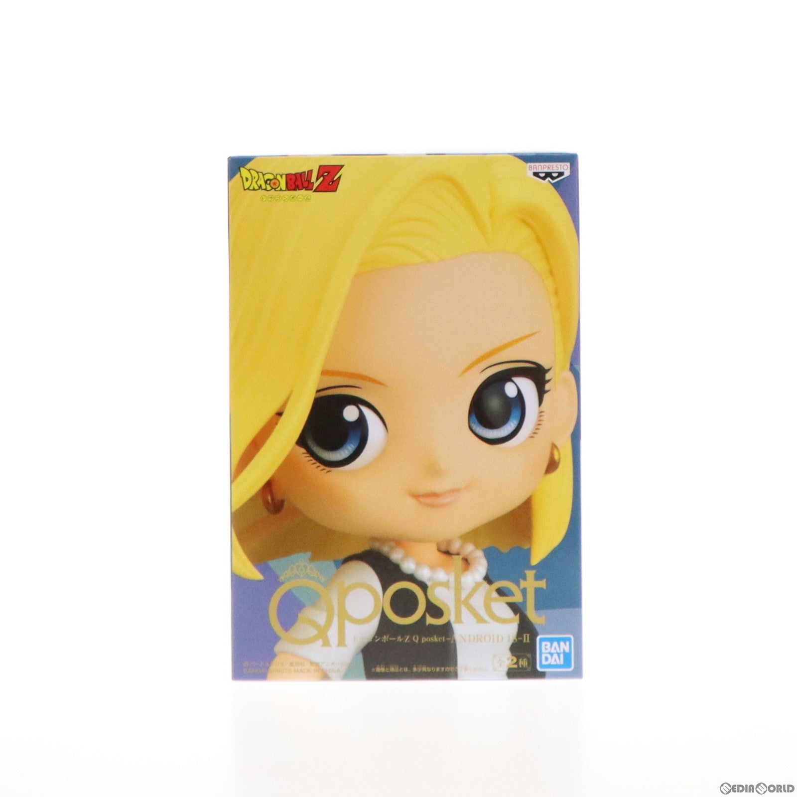 【中古即納】[FIG] 人造人間18号 (B 衣装淡) ドラゴンボールZ Q posket-ANDROID 18-II フィギュア プライズ(2586147) バンプレスト(20220420)