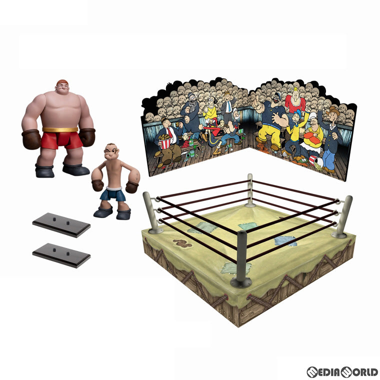 【新品即納】[FIG] 5ポイント ポパイ&オックスハート ポパイ 3.75インチ アクションフィギュア セット メズコトイズ(20230712)