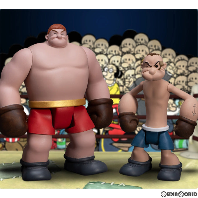 【新品即納】[FIG] 5ポイント ポパイ&オックスハート ポパイ 3.75インチ アクションフィギュア セット メズコトイズ(20230712)