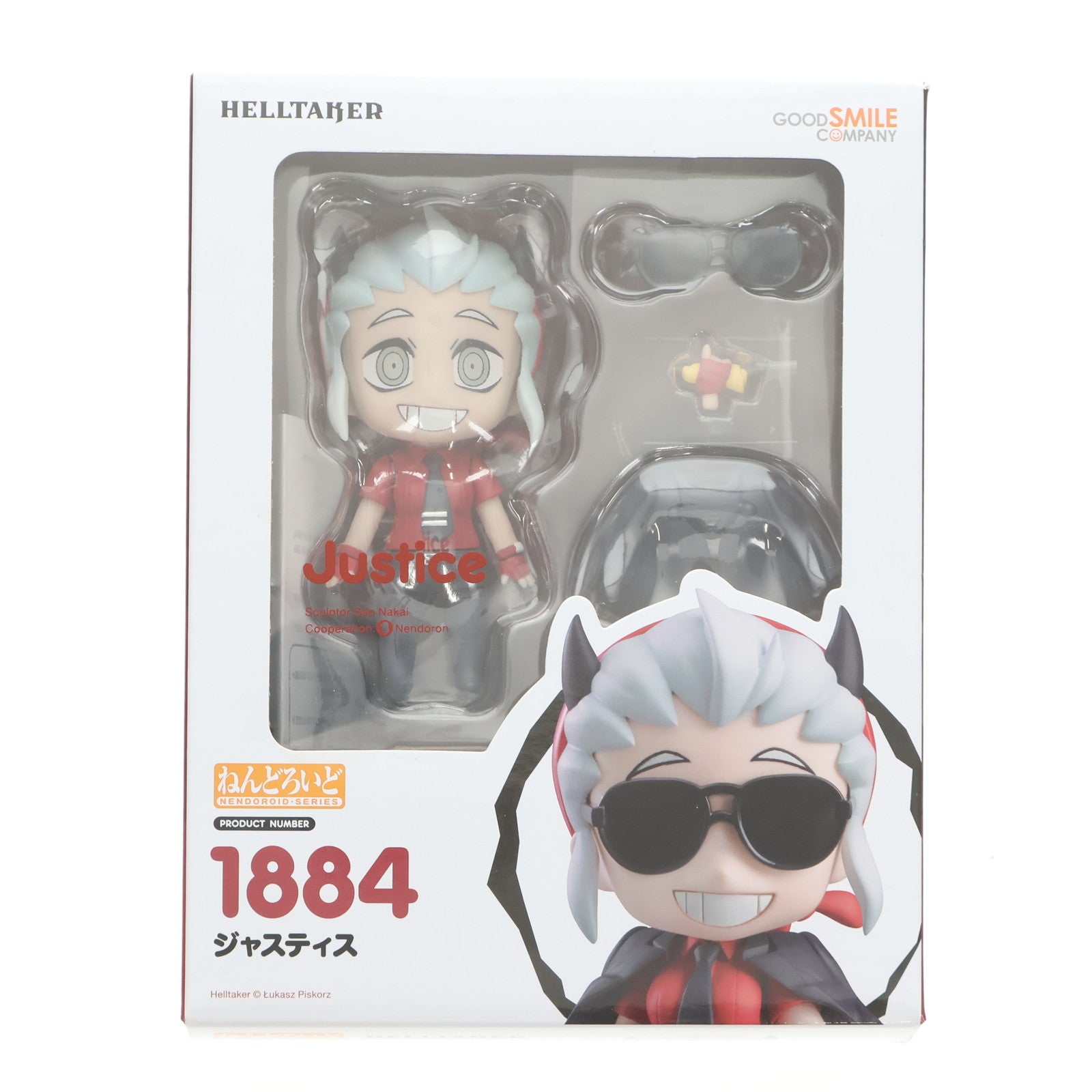【中古即納】[FIG] ねんどろいど 1884 ジャスティス Helltaker(ヘルテイカー) 完成品 可動フィギュア グッドスマイルカンパニー(20221210)