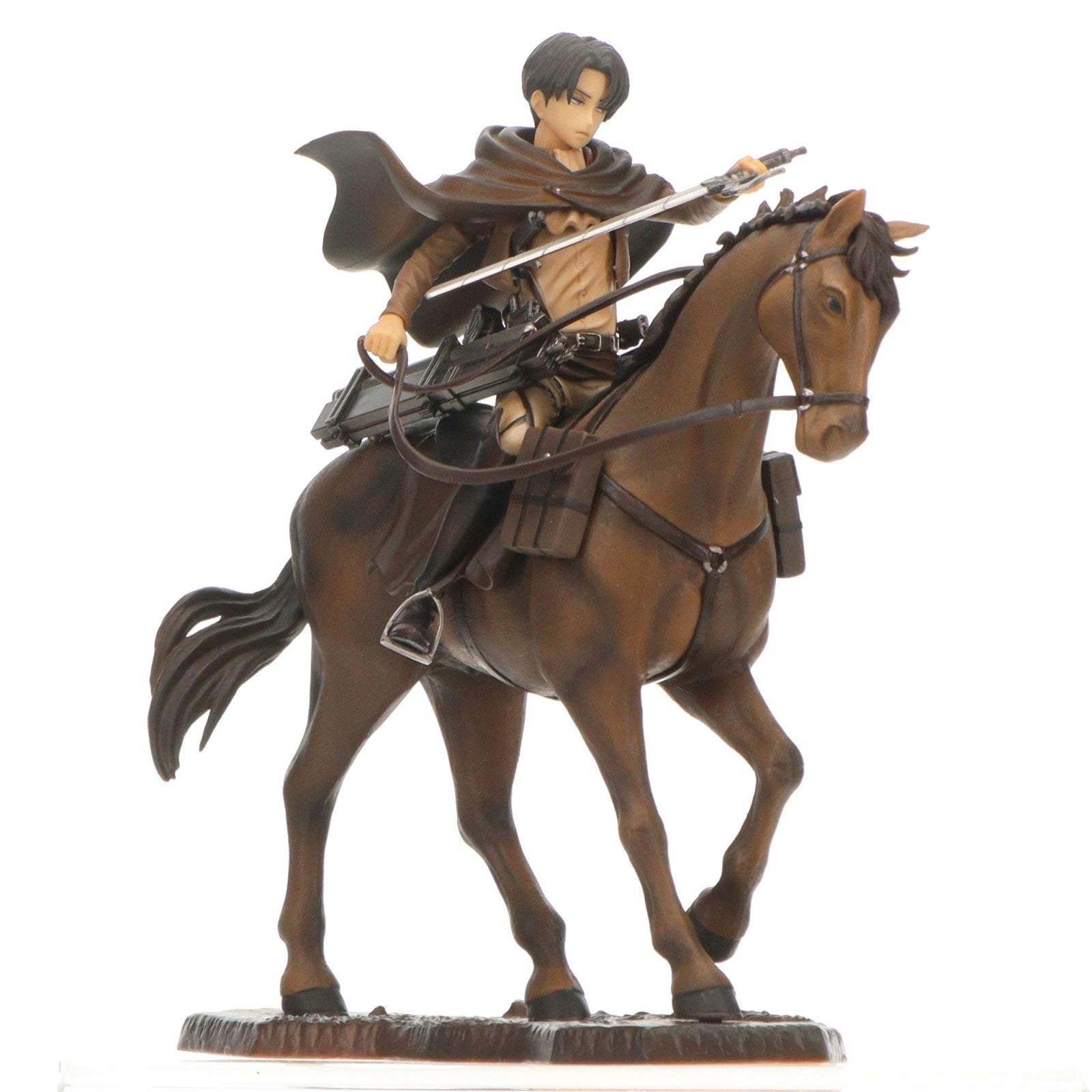 【中古即納】[FIG] ラストワン賞 リヴァイ 騎馬フィギュア リペイントver. 一番くじ 進撃の巨人～壁外調査女型捕縛作戦～ プライズ バンプレスト(20150531)
