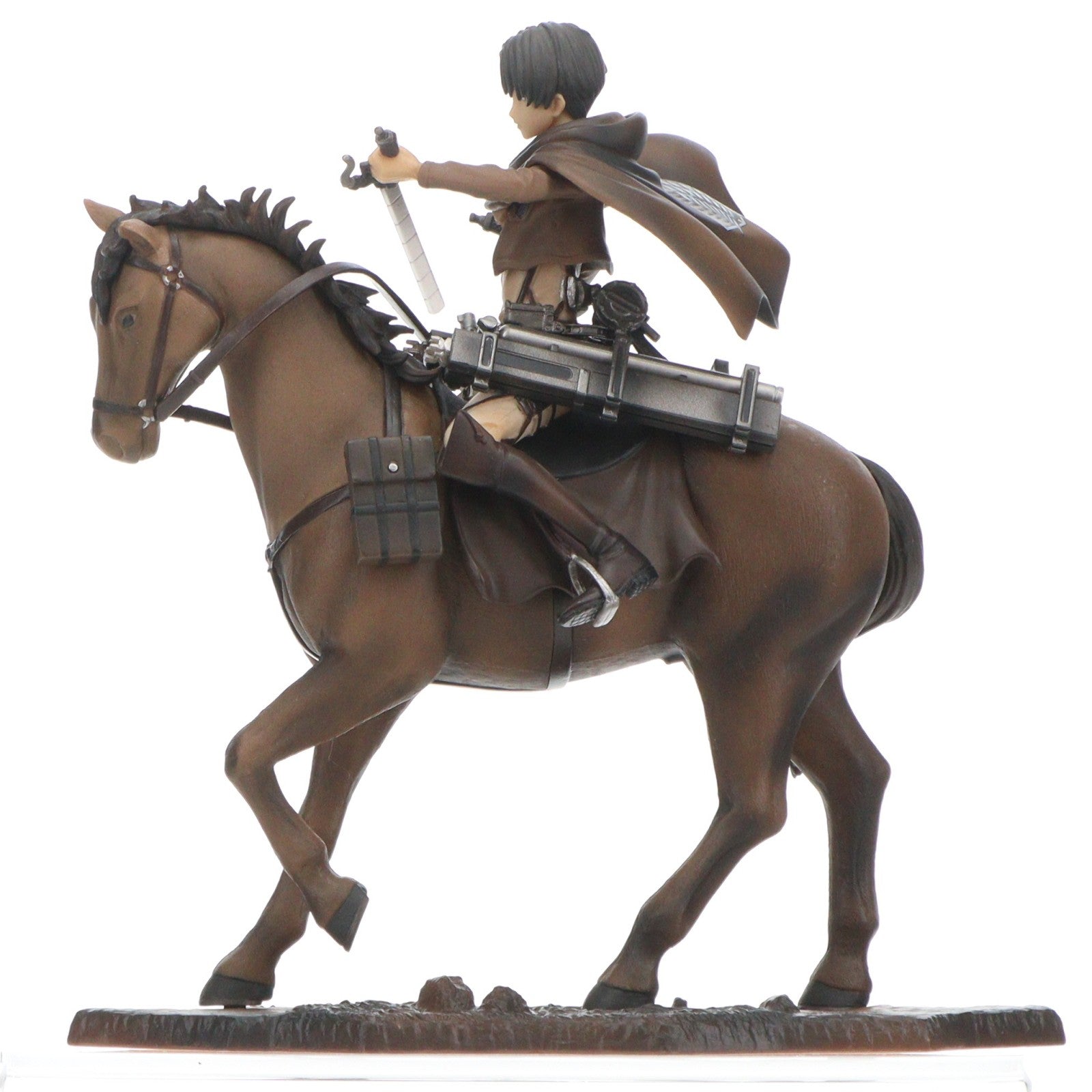 【中古即納】[FIG] ラストワン賞 リヴァイ 騎馬フィギュア リペイントver. 一番くじ 進撃の巨人～壁外調査女型捕縛作戦～ プライズ バンプレスト(20150531)
