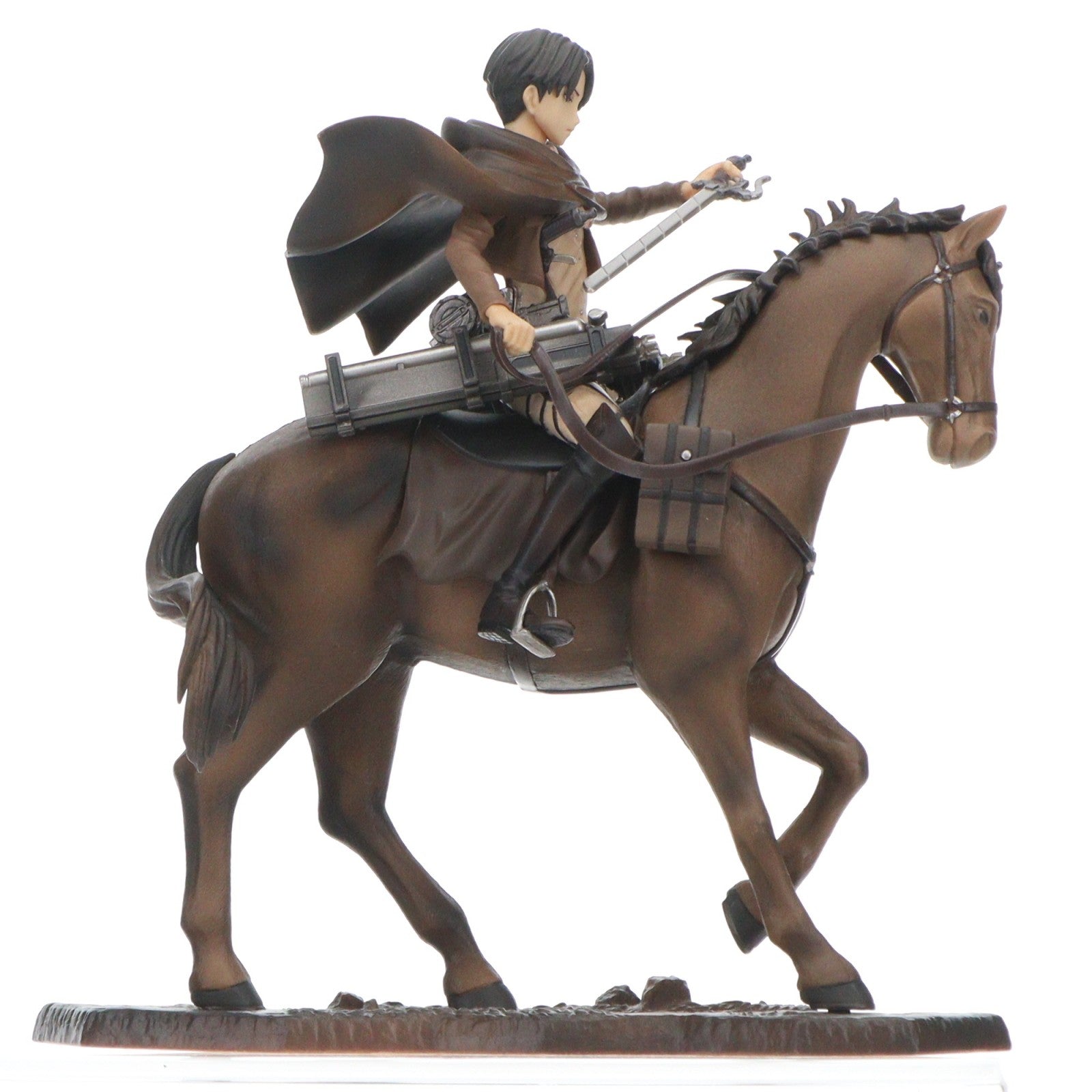 【中古即納】[FIG] ラストワン賞 リヴァイ 騎馬フィギュア リペイントver. 一番くじ 進撃の巨人～壁外調査女型捕縛作戦～ プライズ バンプレスト(20150531)