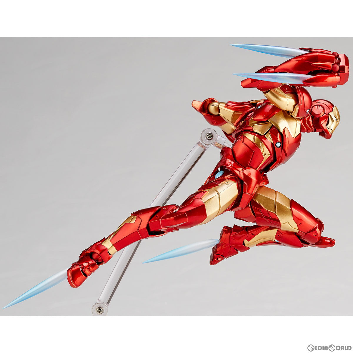 【中古即納】[FIG] (再販)アメイジングヤマグチ No.013 アイアンマン ブリーディングエッジアーマー アベンジャーズ 完成品 可動フィギュア 海洋堂(20221029)