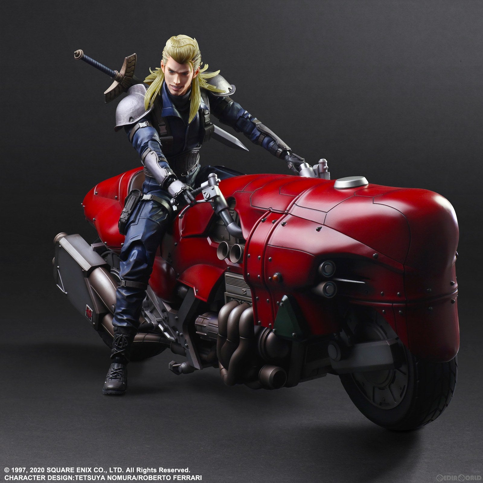 【中古即納】[FIG] PLAY ARTS改(プレイアーツ改) ローチェ&バイクSET FINAL FANTASY VII REMAKE(ファイナルファンタジー7 リメイク) 完成品 可動フィギュア スクウェア・エニックス(20240119)