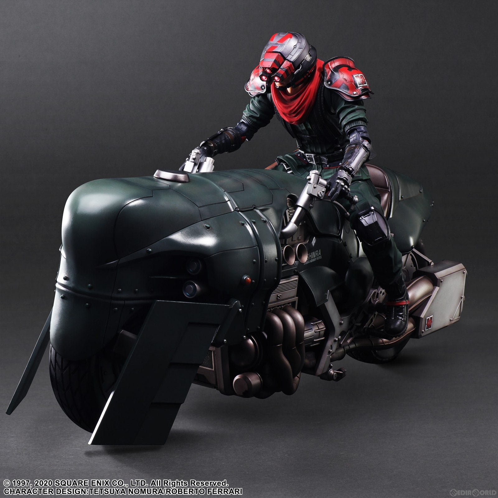 【中古即納】[FIG] PLAY ARTS改(プレイアーツ改) 上級バイク警備兵&バイクセット FINAL FANTASY VII REMAKE(ファイナルファンタジー7 リメイク) 完成品 可動フィギュア スクウェア・エニックス(20240119)