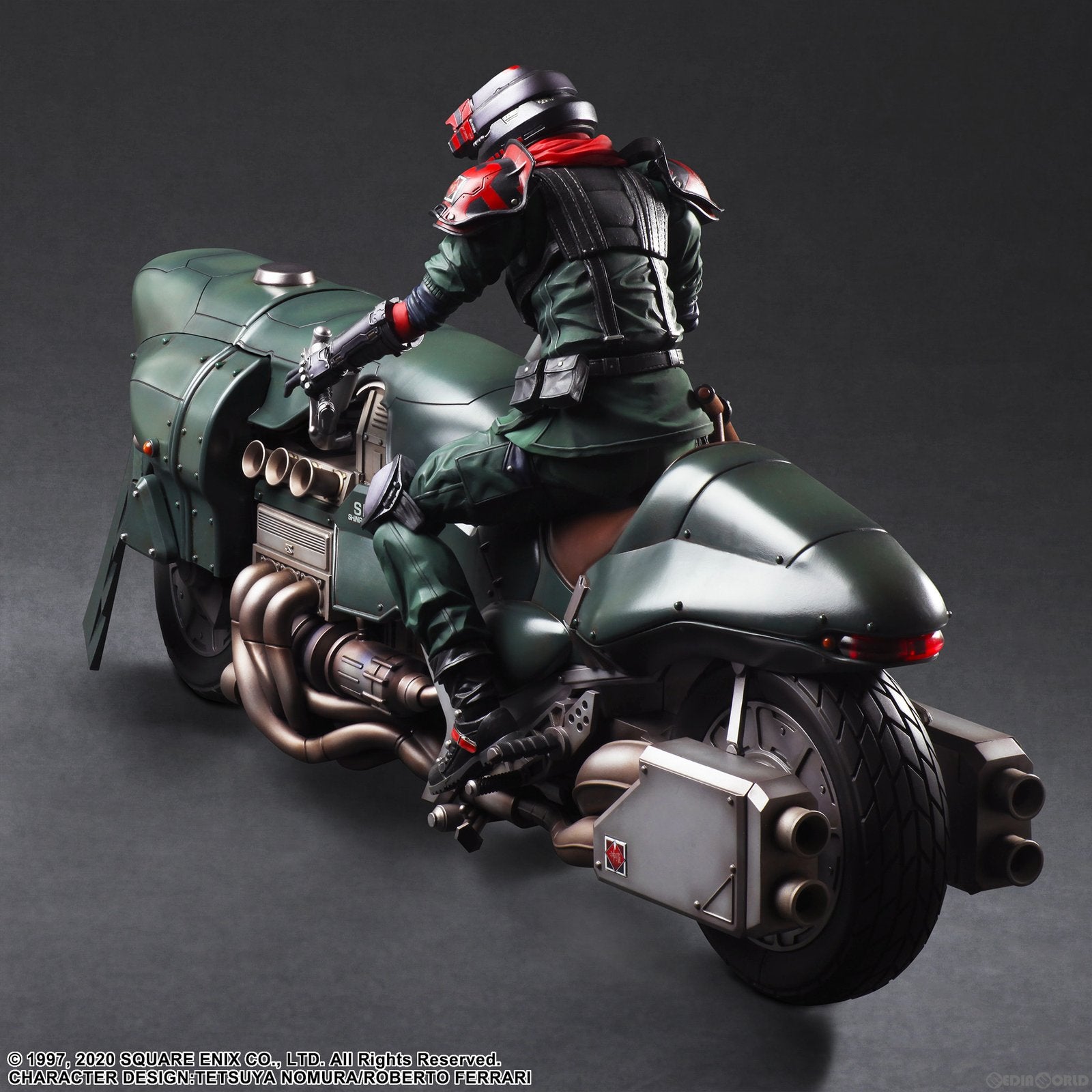 【中古即納】[FIG] PLAY ARTS改(プレイアーツ改) 上級バイク警備兵&バイクセット FINAL FANTASY VII REMAKE(ファイナルファンタジー7 リメイク) 完成品 可動フィギュア スクウェア・エニックス(20240119)
