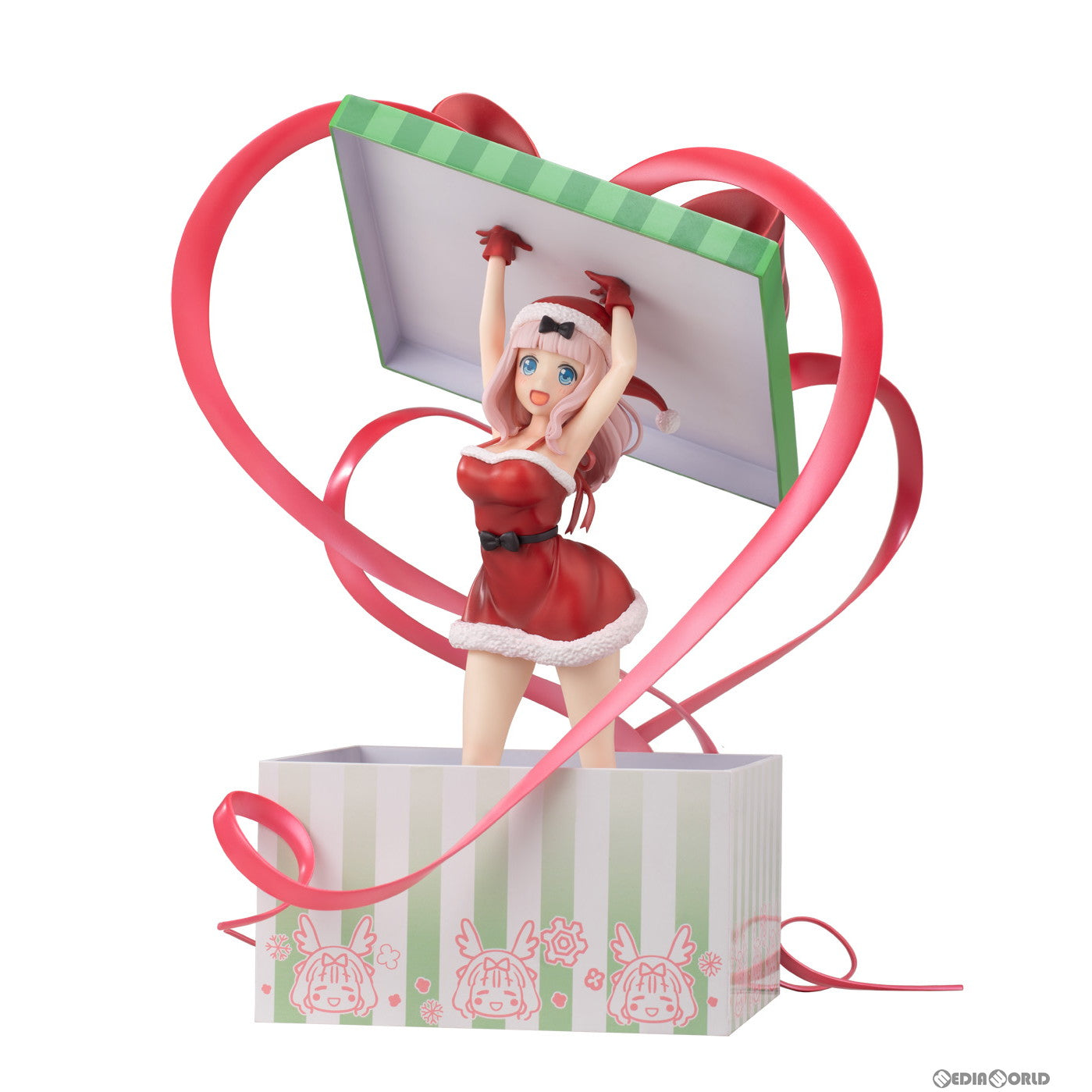【新品即納】[FIG] 藤原千花(ふじわらちか) クリスマスプレゼントVer. かぐや様は告らせたい？〜天才たちの恋愛頭脳戦〜 1/7 完成品 フィギュア BeBOX(20230630)