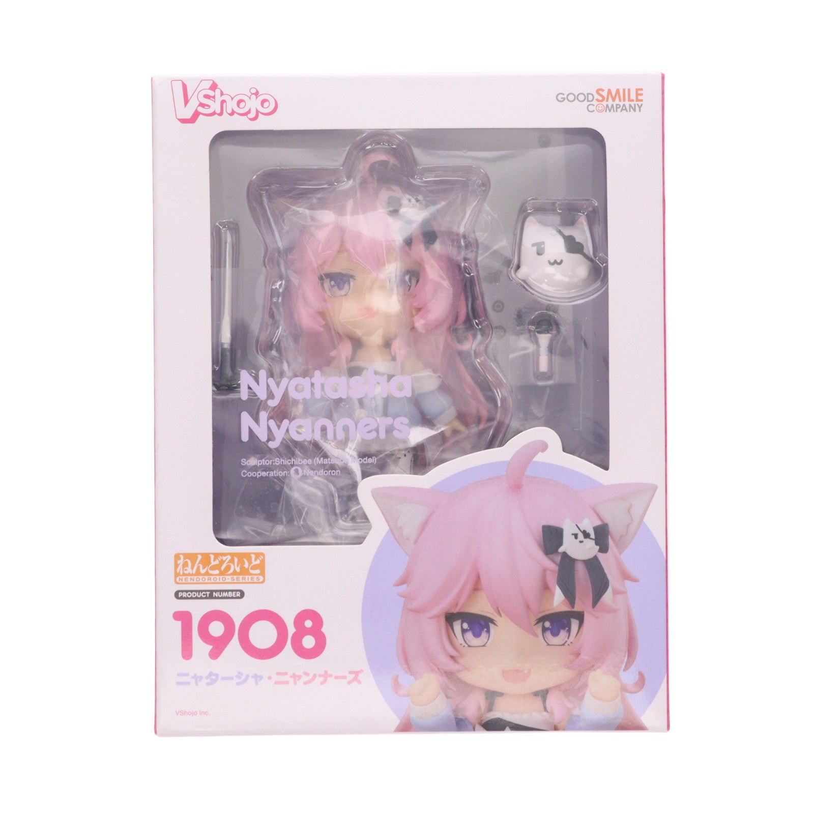 【中古即納】[FIG] ねんどろいど 1908 ニャターシャ・ニャンナーズ VShojo 完成品 可動フィギュア グッドスマイルカンパニー(20221130)