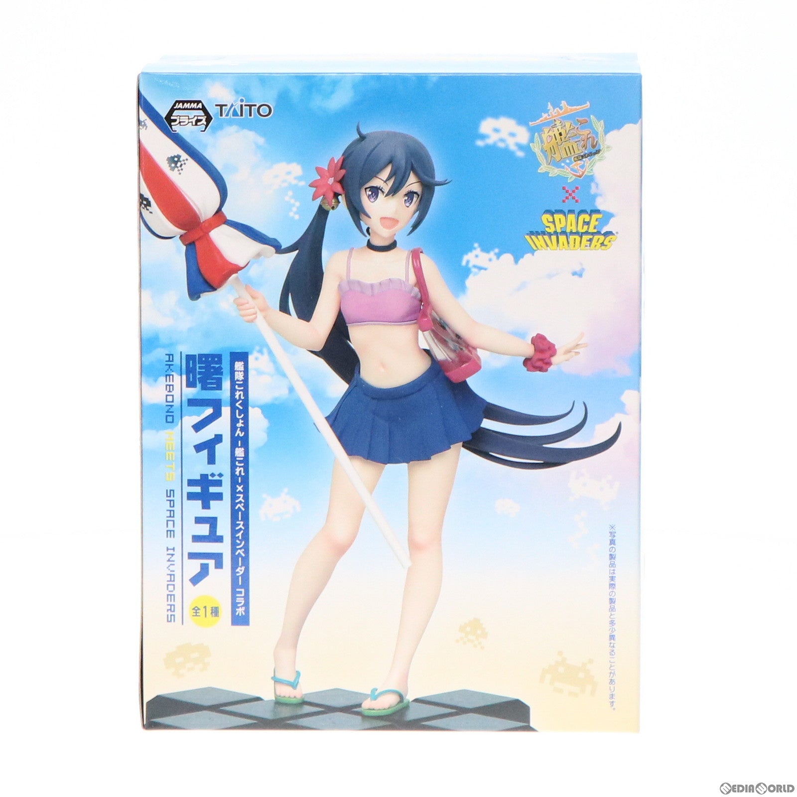 【中古即納】[FIG] 曙(あけぼの) 水着Ver. 艦隊これくしょん -艦これ-×スペースインベーダー コラボ フィギュア プライズ(451020100) タイトー(20171231)