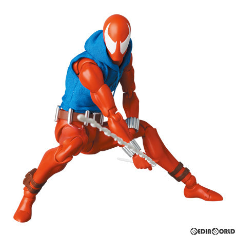 【中古即納】[FIG] マフェックス No.186 MAFEX SCARLET SPIDER(COMIC Ver.)(スカーレット・スパイダー コミックver) The Amazing Spider-Man(ジ・アメイジング・スパイダーマン) 完成品 可動フィギュア メディコム・トイ(20230701)
