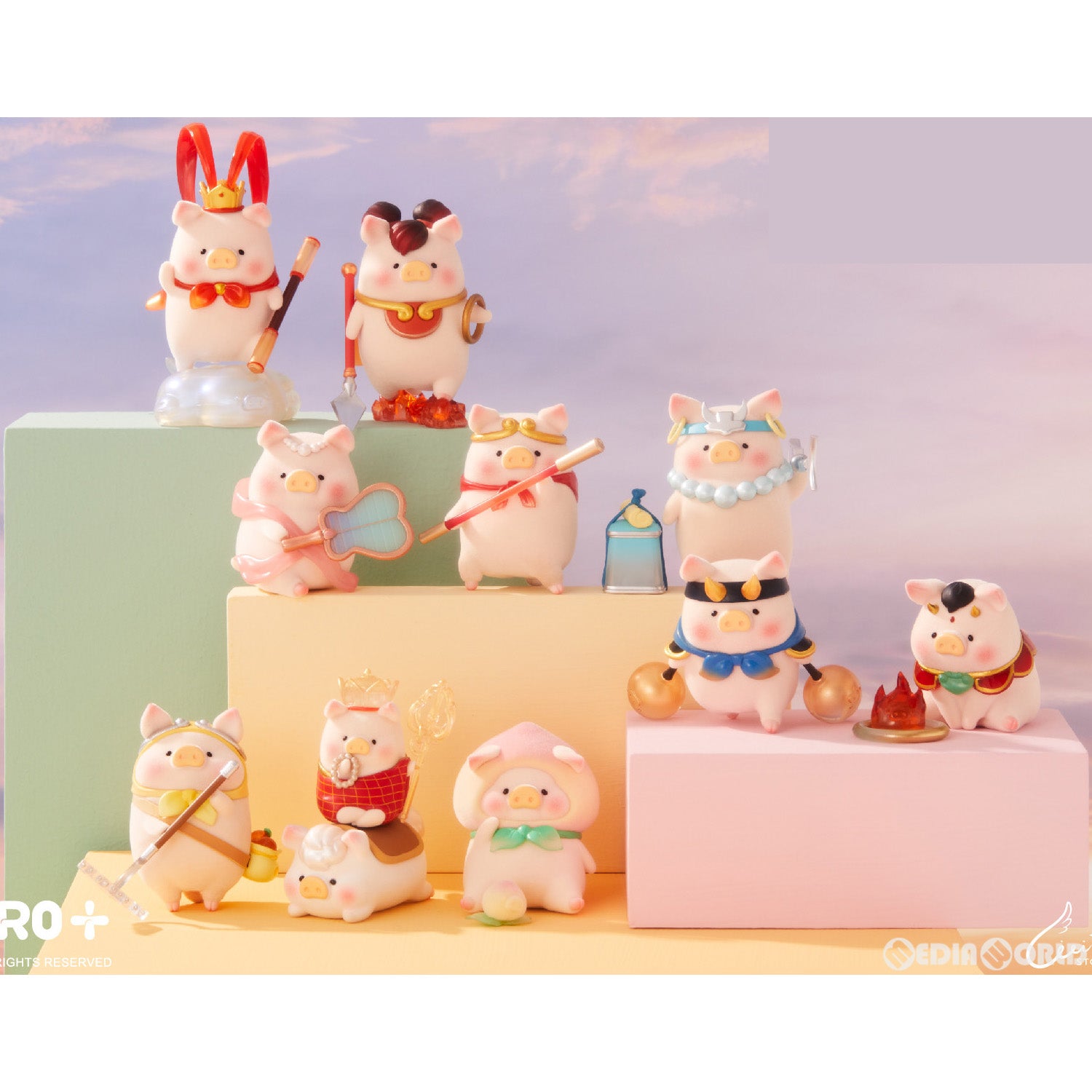 【新品即納】[FIG] (BOX)TOYZEROPLUS×CICI'S STORY 子豚LULU 西遊記シリーズ 完成品 フィギュア(8個) TOYZEROPLUS(トイゼロプラス)(20220915)