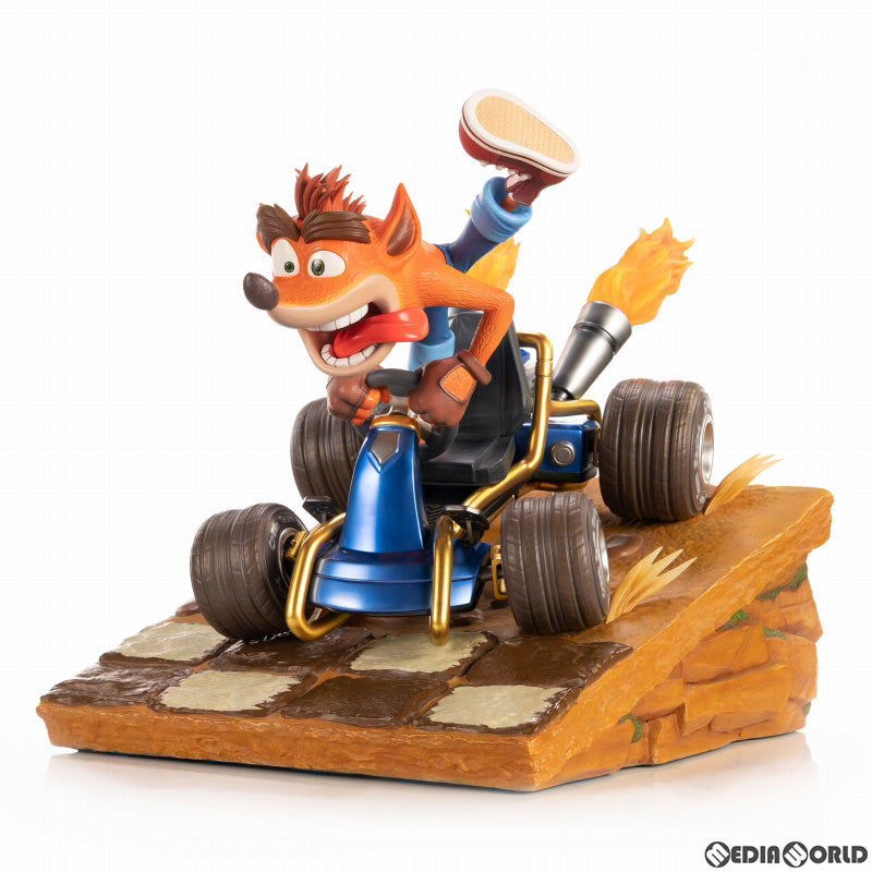 【新品即納】[FIG] クラッシュ・バンディクー スタチュー カート ver クラッシュ・バンディクーレーシング ブッとびニトロ! 完成品 フィギュア First 4 Figures(ファースト4フィギュア) (20230731)