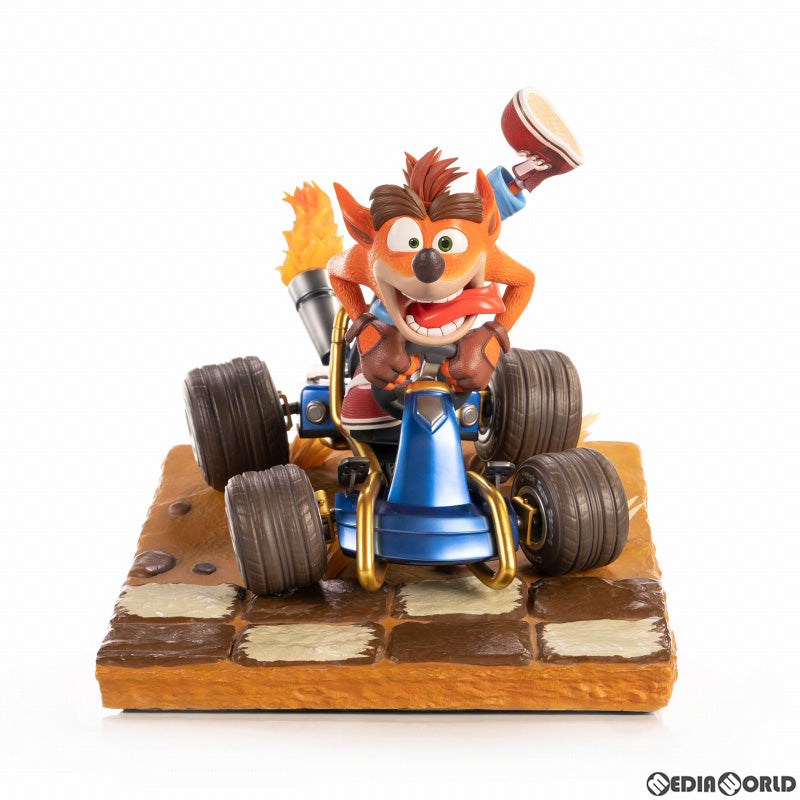 【新品即納】[FIG] クラッシュ・バンディクー スタチュー カート ver クラッシュ・バンディクーレーシング ブッとびニトロ! 完成品 フィギュア First 4 Figures(ファースト4フィギュア) (20230731)
