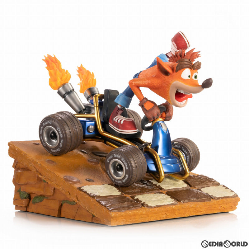 【新品即納】[FIG] クラッシュ・バンディクー スタチュー カート ver クラッシュ・バンディクーレーシング ブッとびニトロ! 完成品 フィギュア First 4 Figures(ファースト4フィギュア) (20230731)