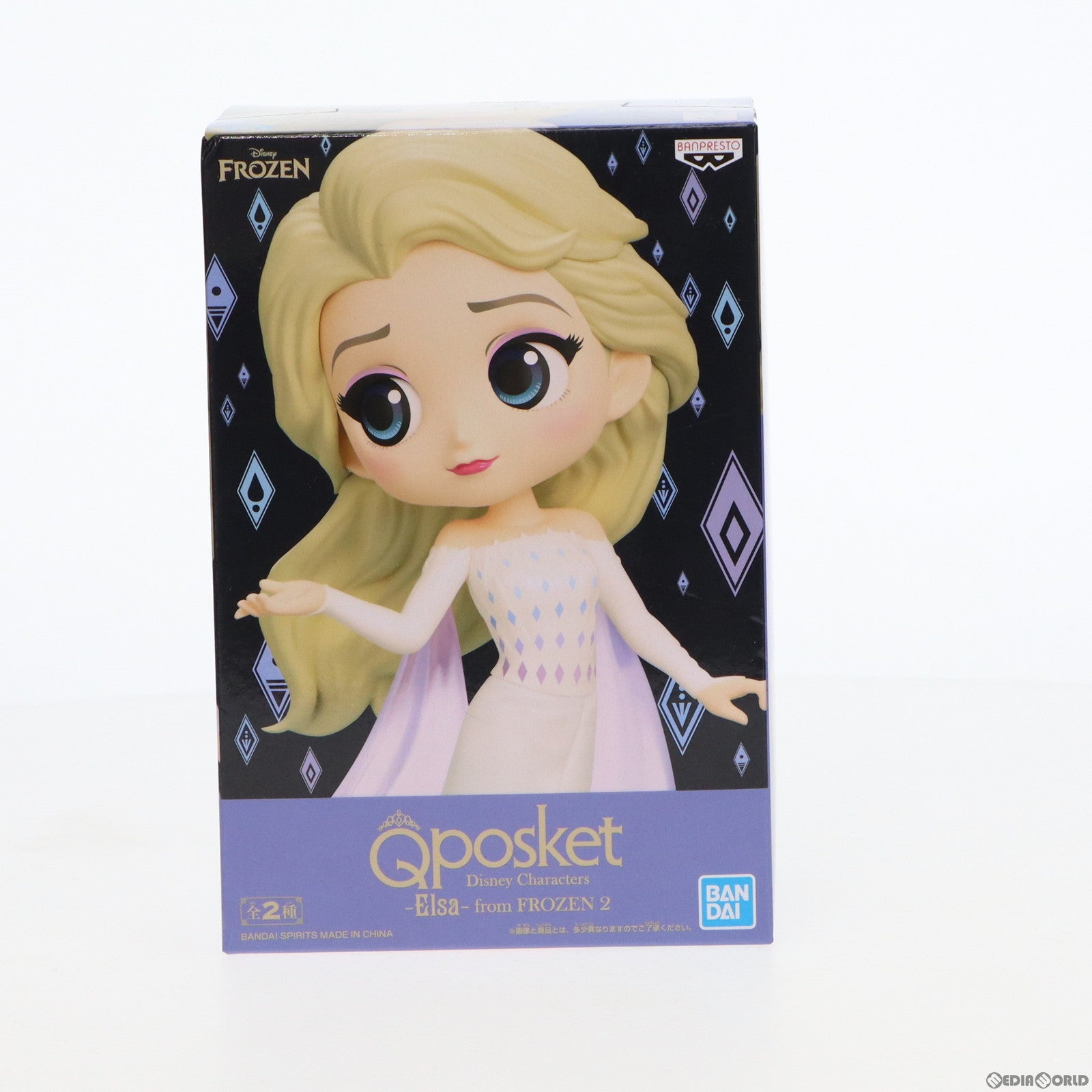 【中古即納】[FIG] エルサ A(ノーマルカラー) アナと雪の女王2 Q posket Disney Characters -Elsa- from FROZEN 2 フィギュア プライズ(2569953) バンプレスト(20220131)