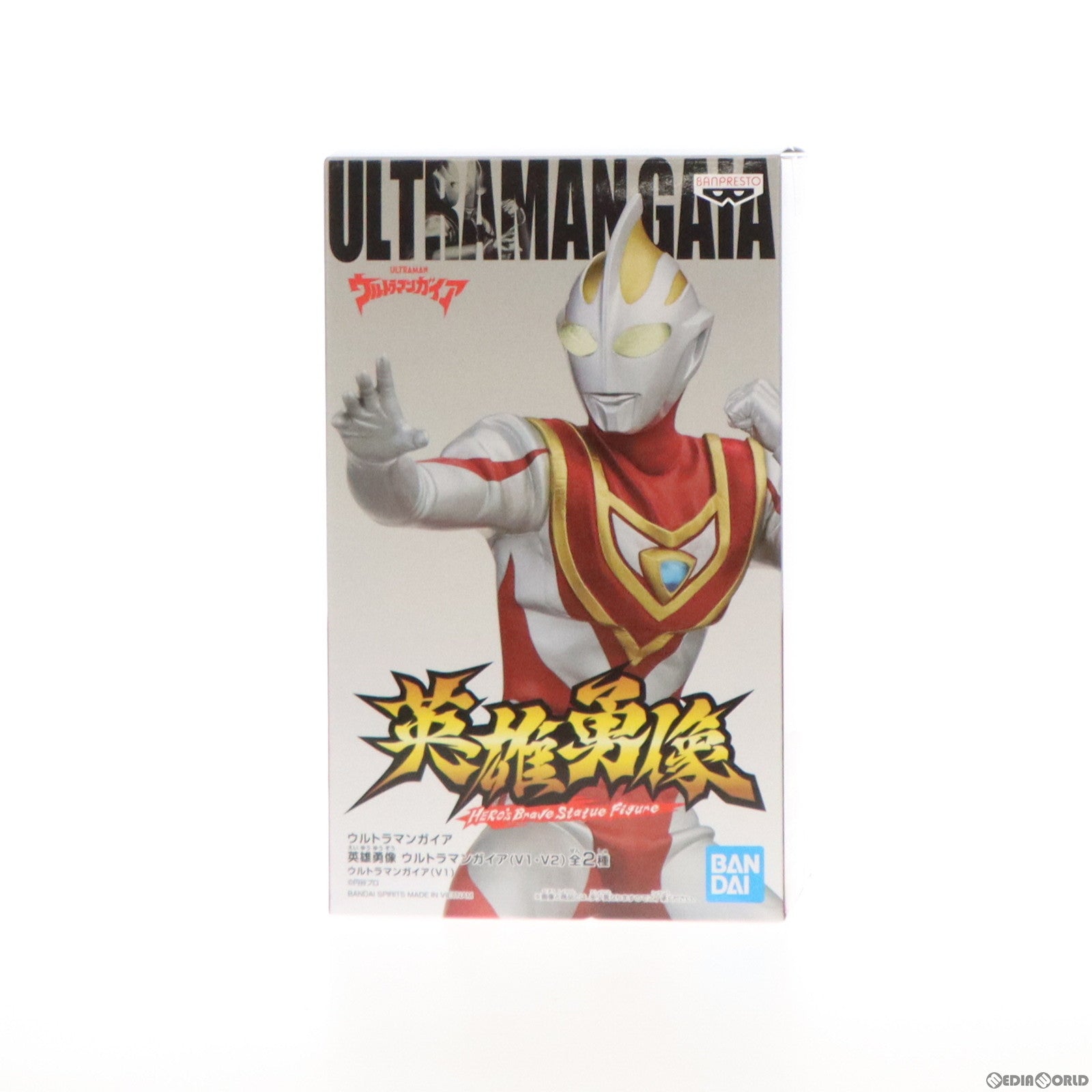 【中古即納】[FIG] 英雄勇像 ウルトラマンガイア(V1) ウルトラマンガイア(V1・V2) フィギュア プライズ(2593510) バンプレスト(20220531)