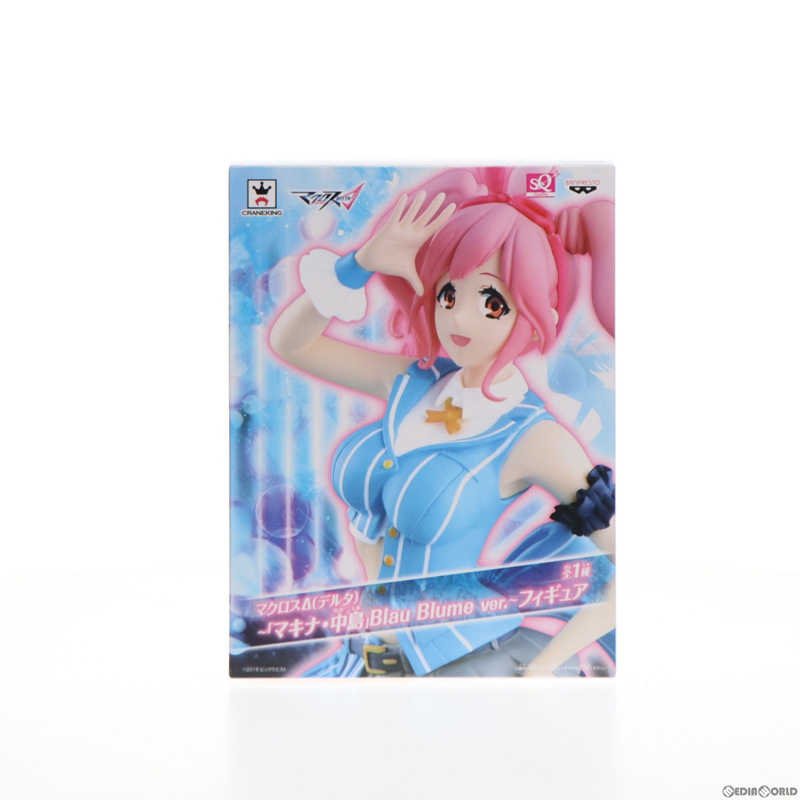 【中古即納】[FIG] マキナ・中島(なかじま) マクロスΔ(デルタ) ～マキナ・中島 Blau Blume ver.～SQフィギュア プライズ(37057) バンプレスト(20170126)