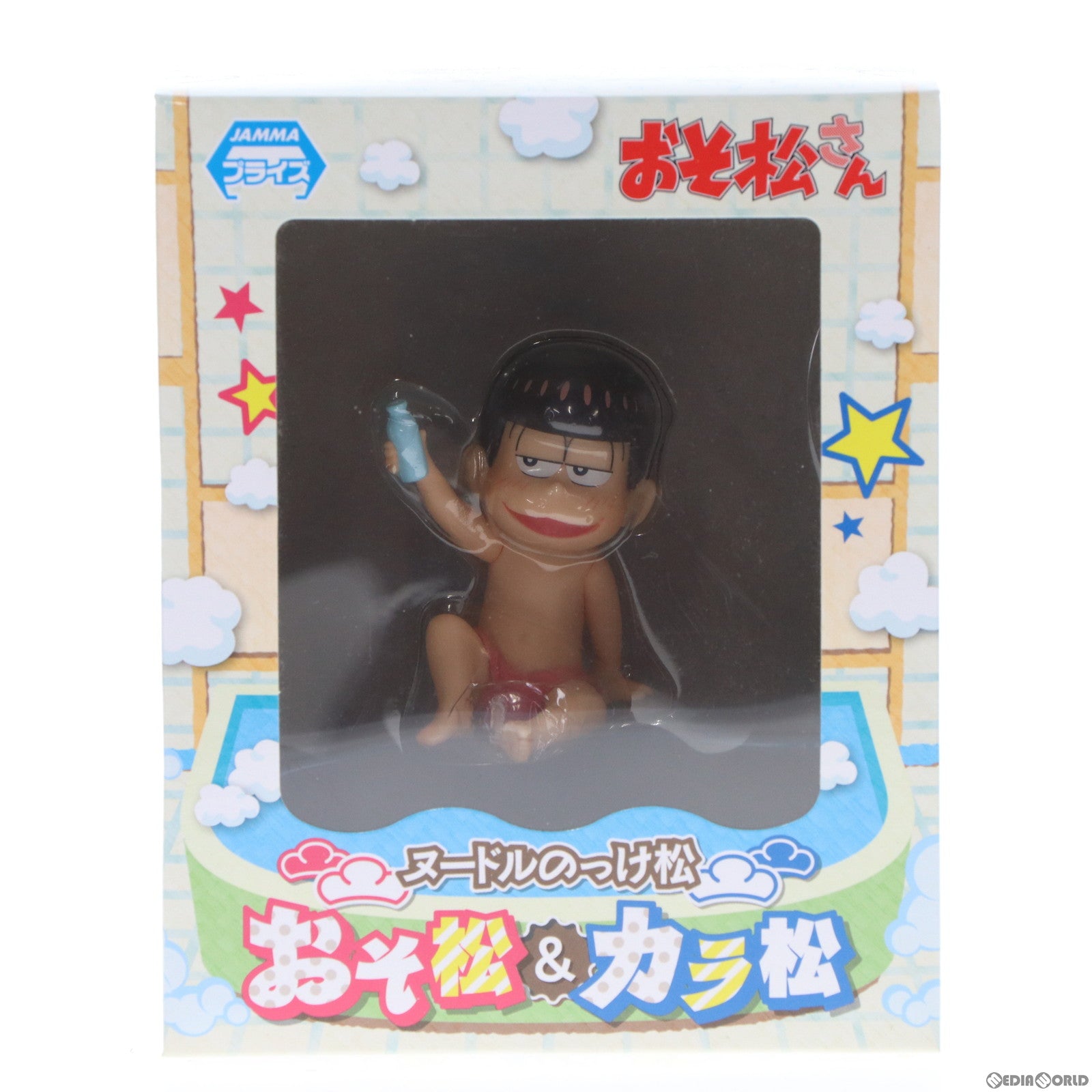 【中古即納】[FIG] おそ松 おそ松さん ヌードルのっけ松フィギュア～おそ松&カラ松～ プライズ(1018308) セガ(20161231)
