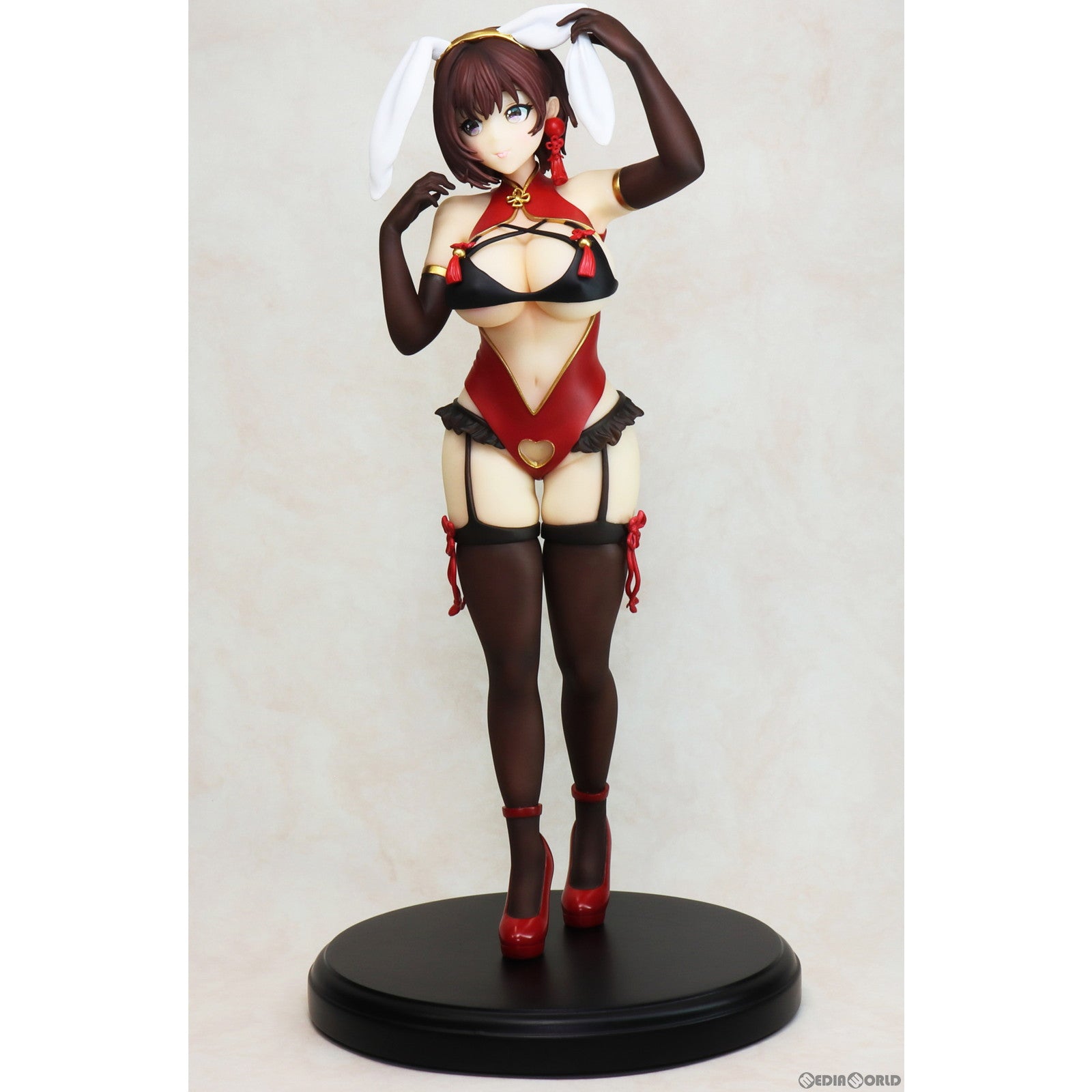 【中古即納】[FIG] 優結(ゆうゆう) 赤バニーVer. illustation by やんよ 1/6 完成品 フィギュア レチェリー(20221211)