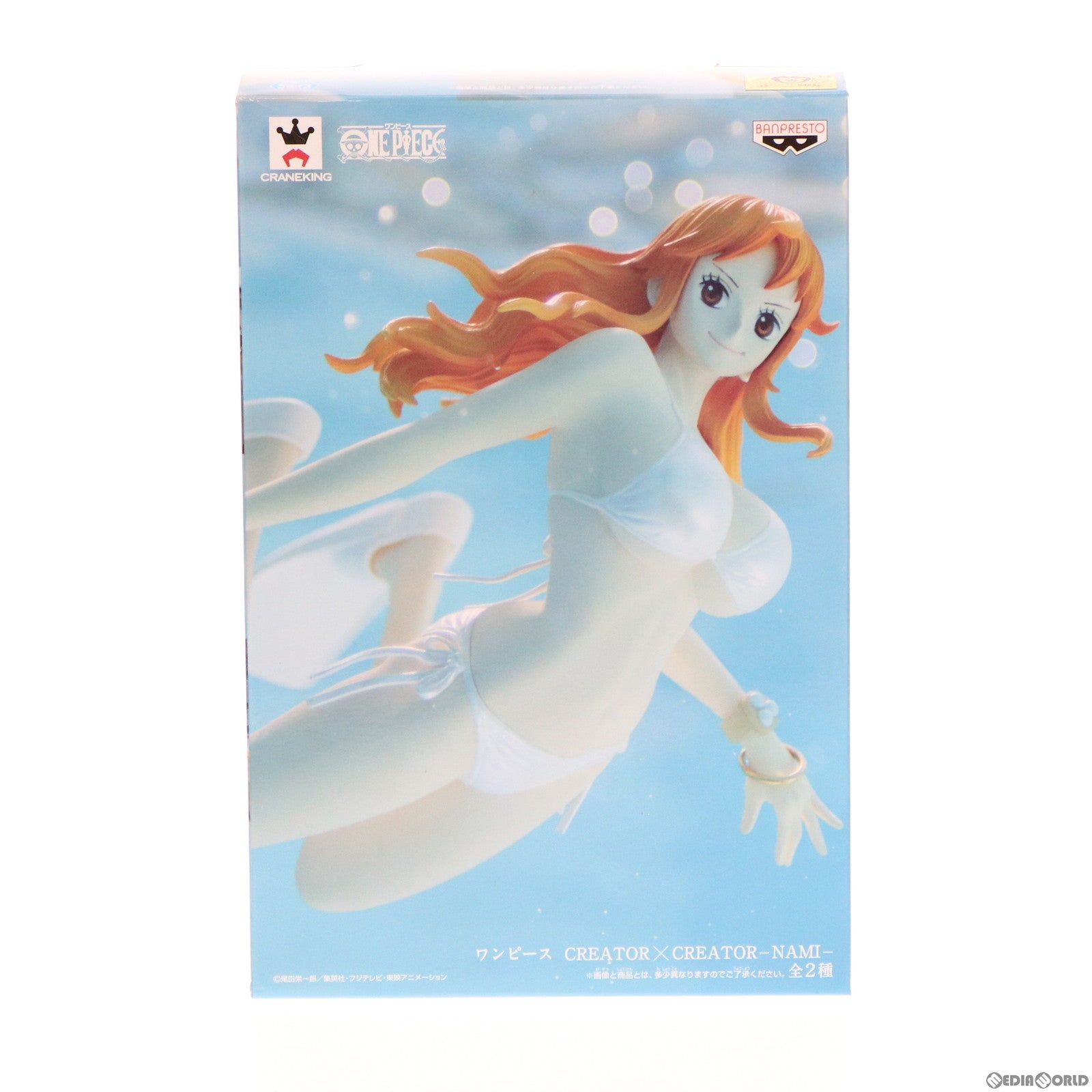 【中古即納】[FIG] ナミ(ノーマル/ホワイト) ワンピース CREATOR×CREATOR -NAMI- ONE PIECE フィギュア プライズ(49813) バンプレスト(20150903)