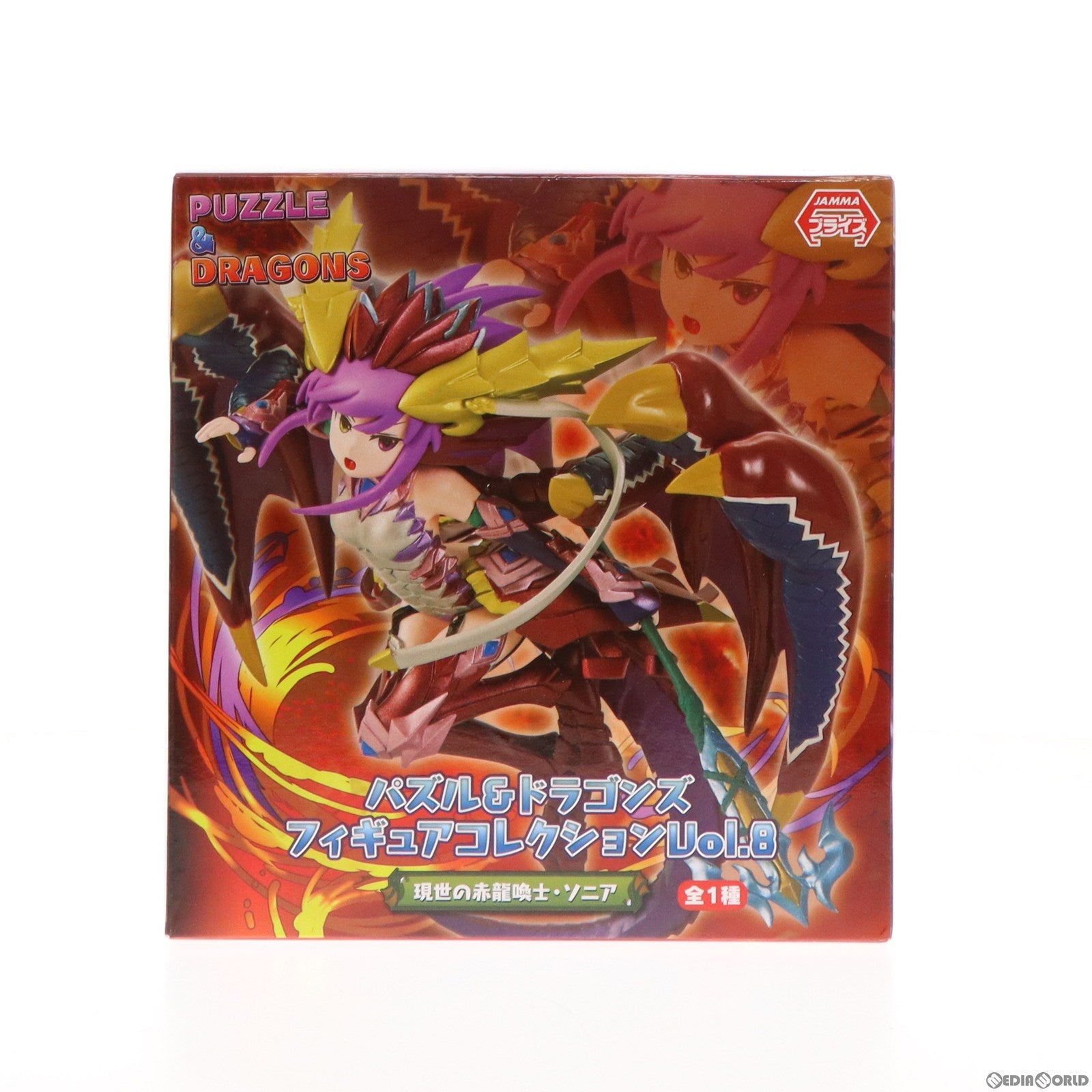 【中古即納】[FIG] 現世の赤龍喚士・ソニア パズル&ドラゴンズ コレクションフィギュアVol.8 プライズ エイコー(20150710)