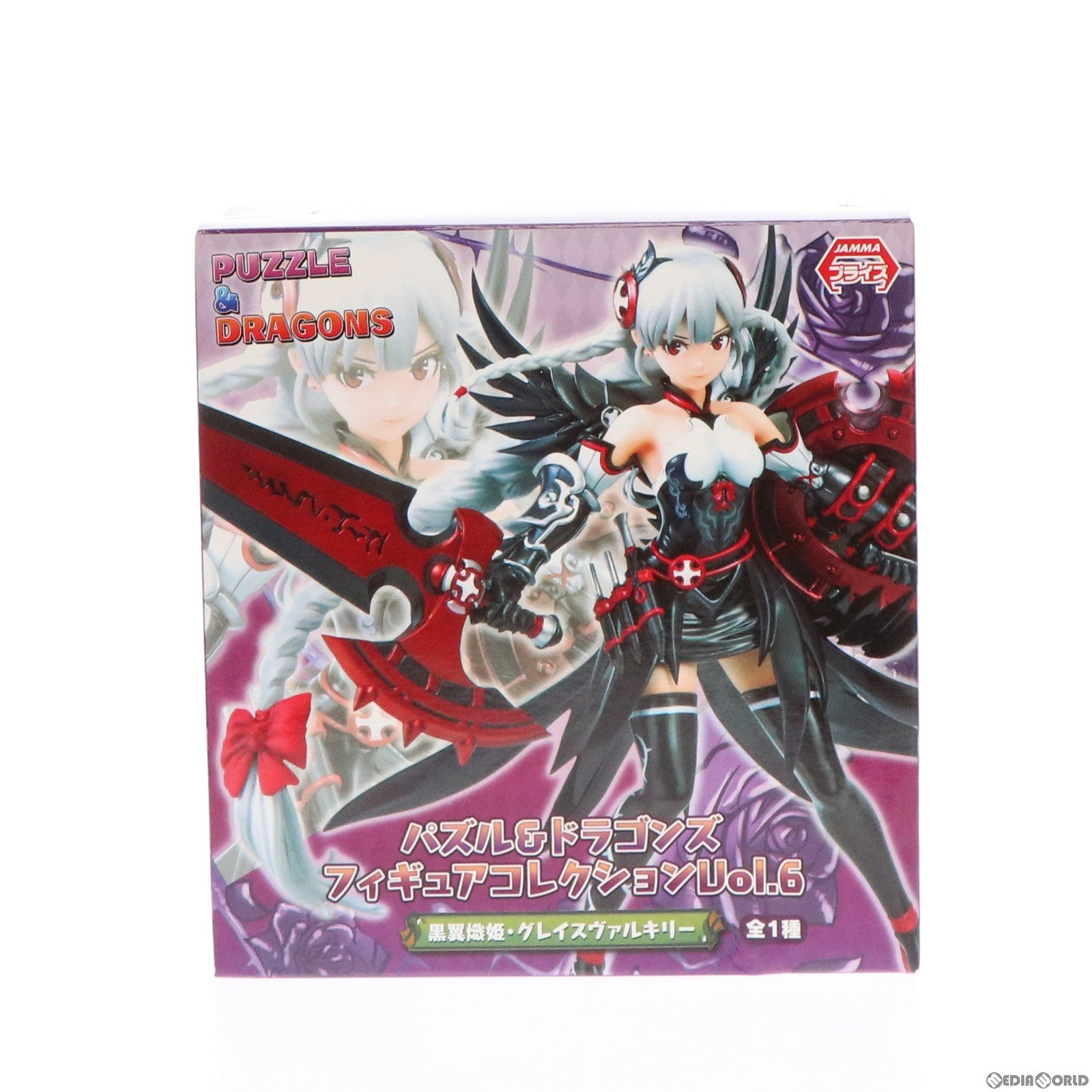 【中古即納】[FIG] 黒翼熾姫・グレイスヴァルキリー(こくよくしき) パズル&ドラゴンズ フィギュアコレクションVol.6 プライズ エイコー(20150630)