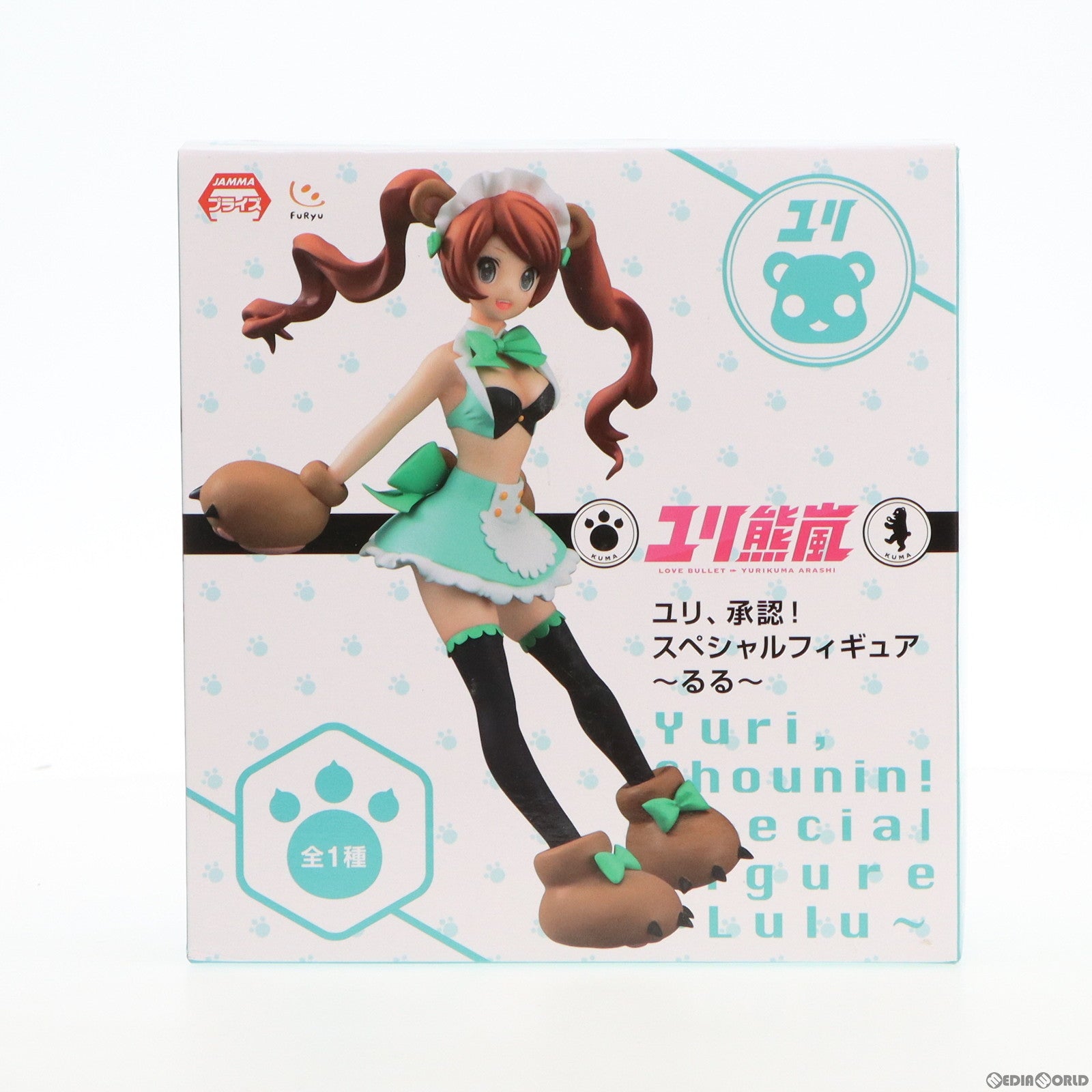 【中古即納】[FIG] 百合ヶ咲るる(ゆりがさきるる ウィニングモード) ユリ熊嵐 ユリ、承認! スペシャルフィギュア～るる～ プライズ(AMU-PRZ6526) フリュー(20150630)