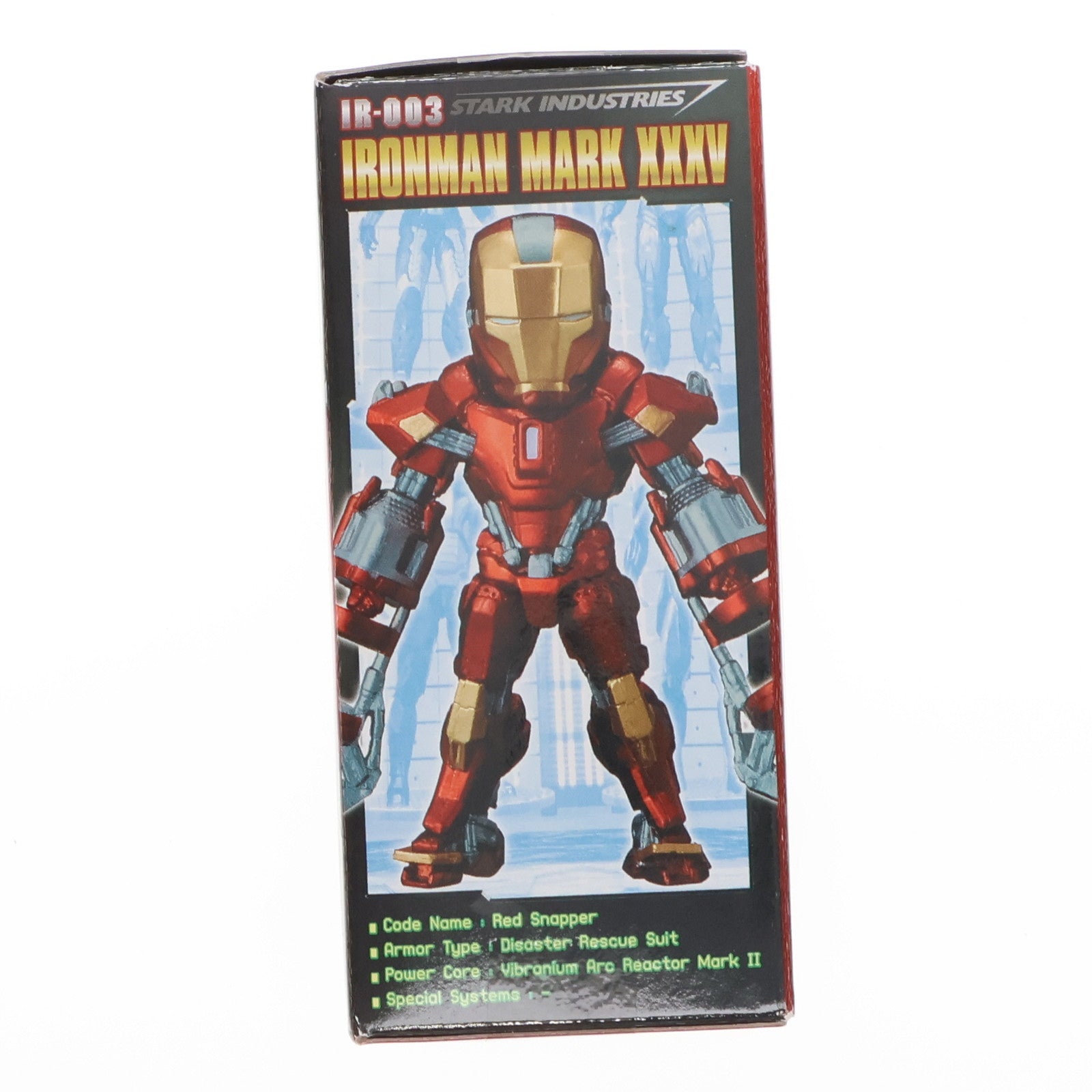 【中古即納】[FIG] アイアンマン マーク35(レッドスナッパー) アイアンマン(2008) ワールドコレクタブルフィギュア vol.1 プライズ(49167) バンプレスト(20140930)