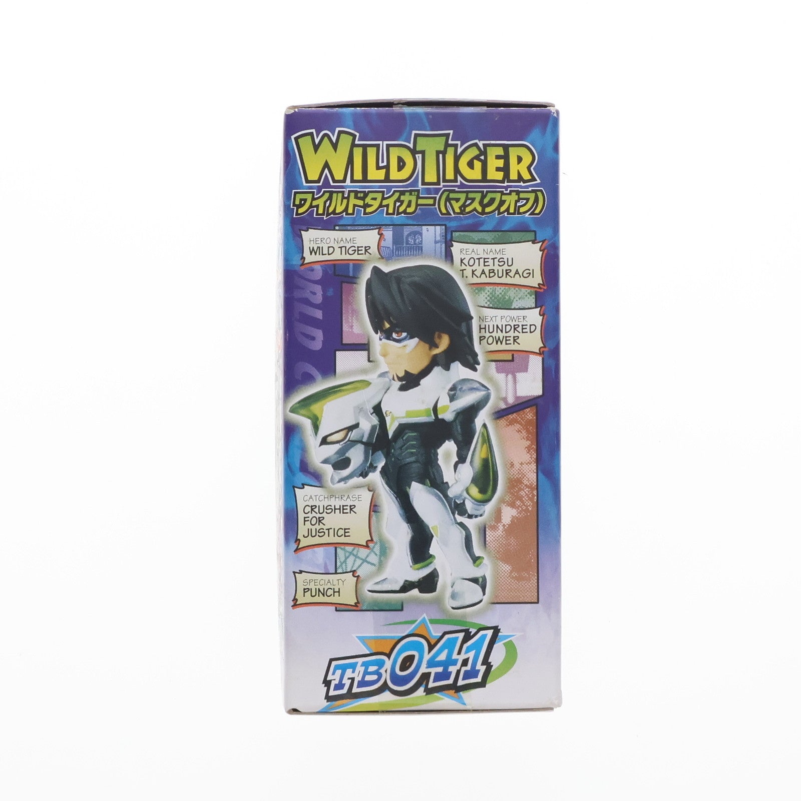 【中古即納】[FIG] ワイルドタイガー(マスクオフ) 「TIGER&BUNNY」 ワールドコレクタブル vol.6 フィギュア プライズ(48244) バンプレスト(20130120)