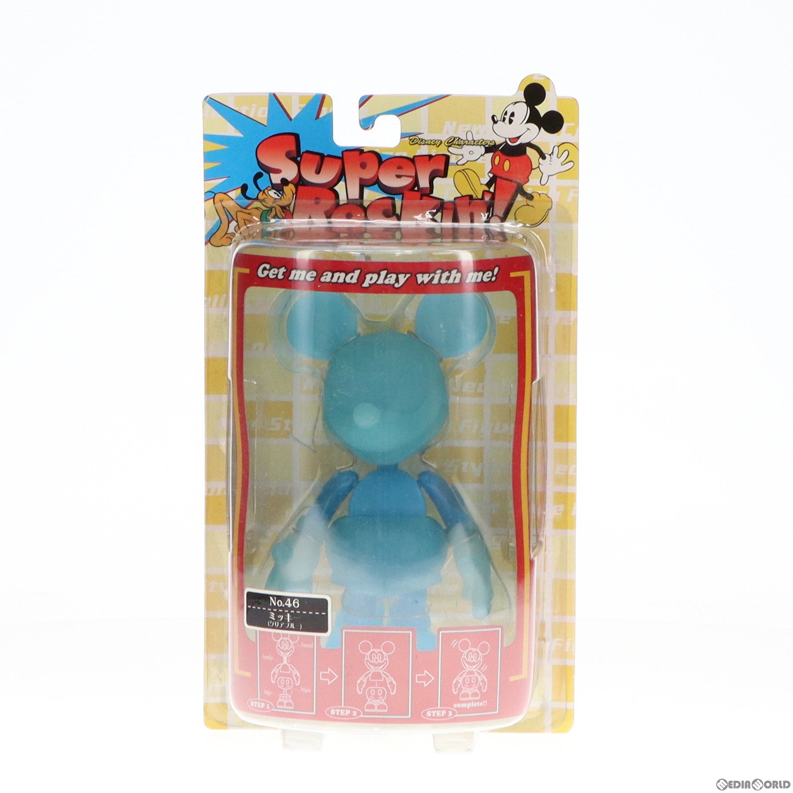 【中古即納】[FIG] ミッキー・マウス クリアブルーVer. スーパーロッキン Super Rockinシリーズ6 No.46 フィギュア プライズ セガ(19991231)