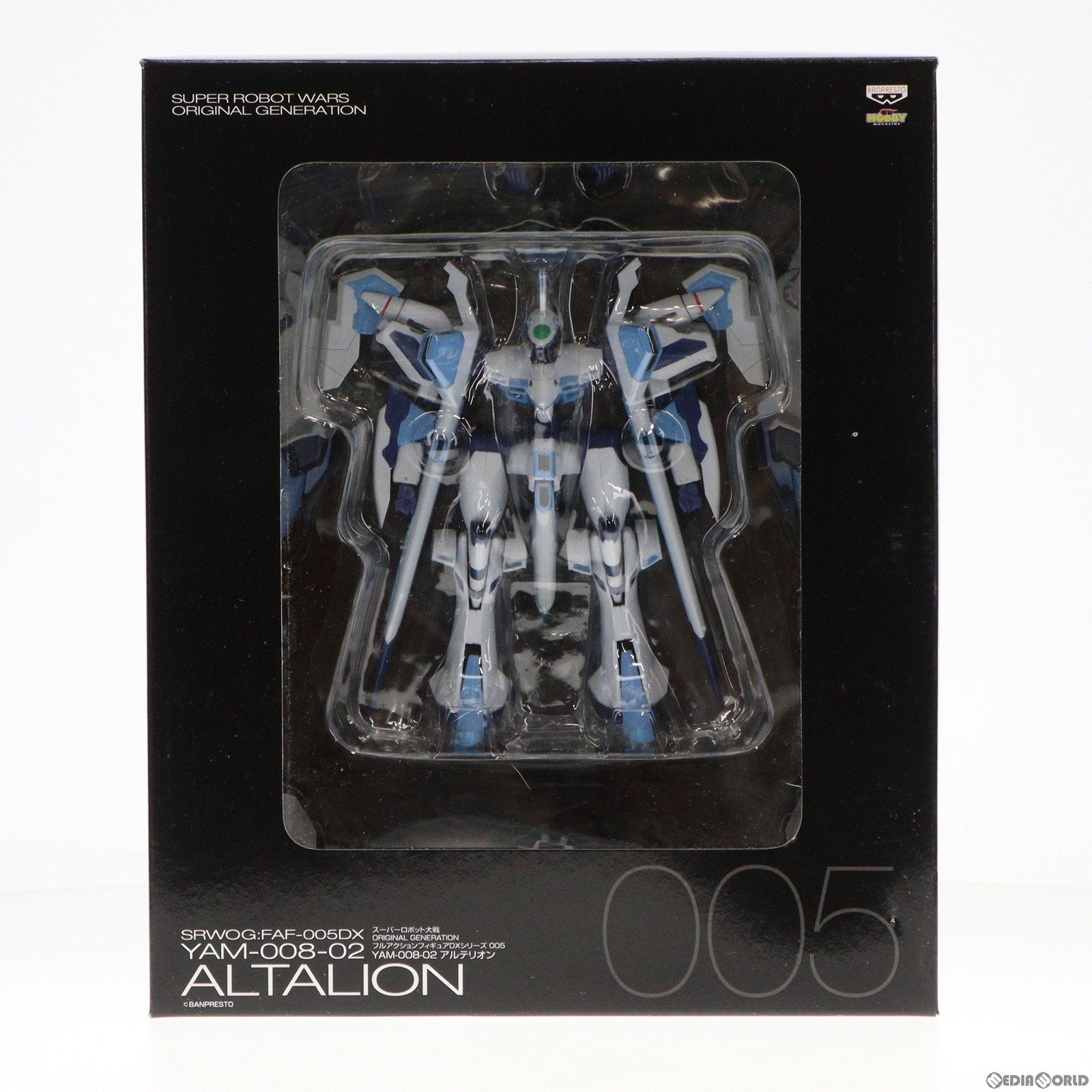 【中古即納】[FIG] YAM-008-02 アルテリオン スーパーロボット大戦OG ORIGINAL GENERATIONS(オリジナルジェネレーションズ) フルアクションフィギュアDXシリーズ FAF-005DX 完成品 可動フィギュア バンプレスト(19991231)
