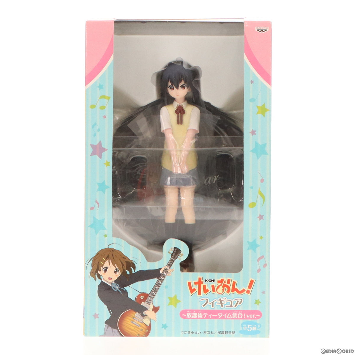 【中古即納】[FIG] 中野梓(なかのあずさ) けいおん!フィギュア～放課後ティータイム集合!ver.～ プライズ バンプレスト(19991231)