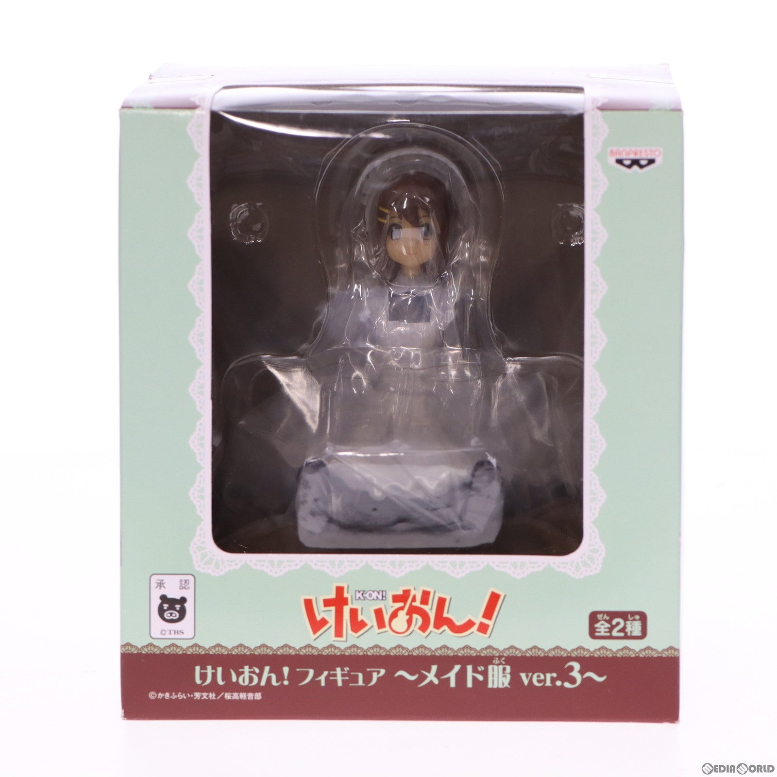 【中古即納】[FIG] 平沢唯(ひらさわゆい) ～メイド服 ver.3～ けいおん! フィギュア プライズ バンプレスト(20101231)