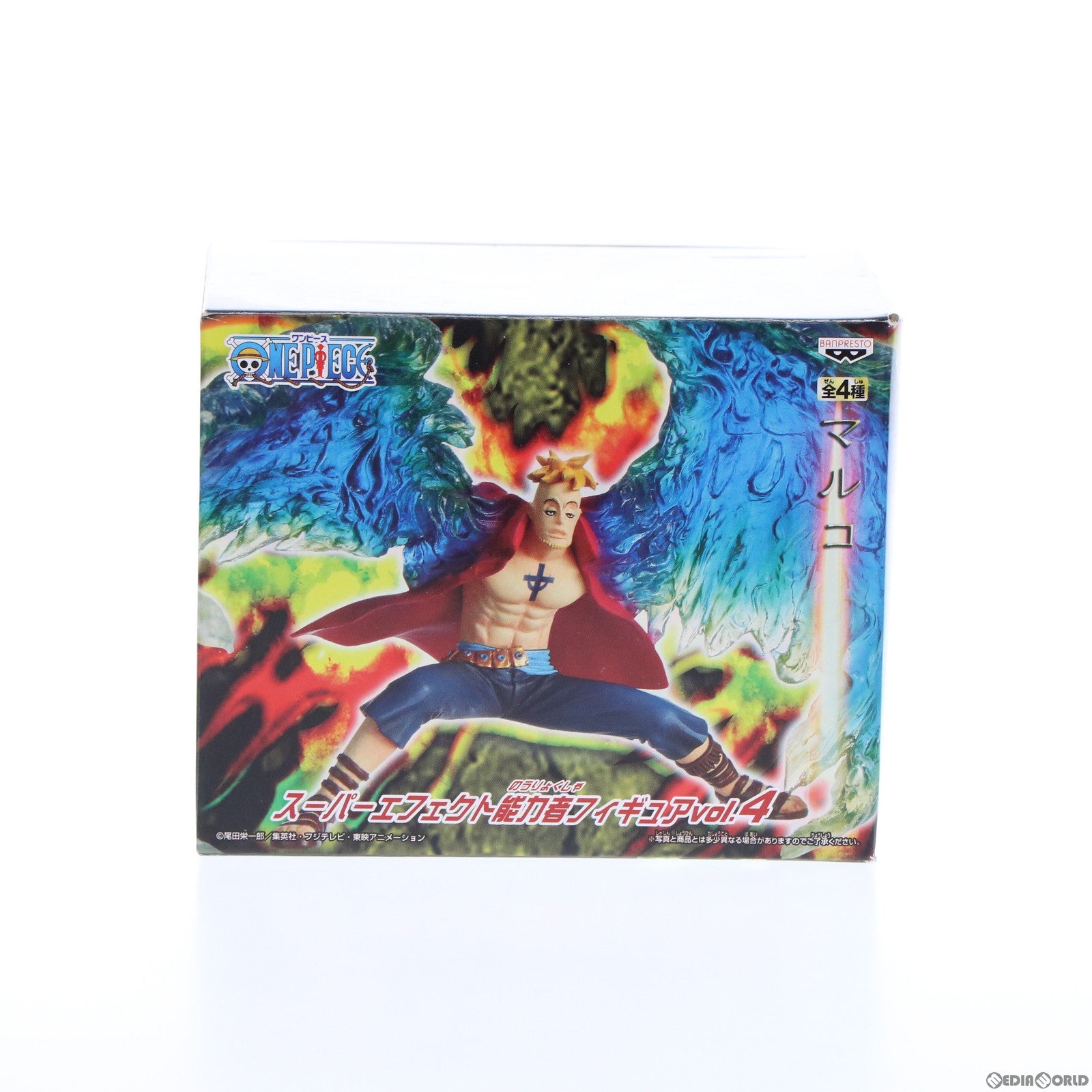 【中古即納】[FIG] マルコ ワンピース スーパーエフェクト能力者フィギュアvol.4 ONE PIECE プライズ バンプレスト(20110228)