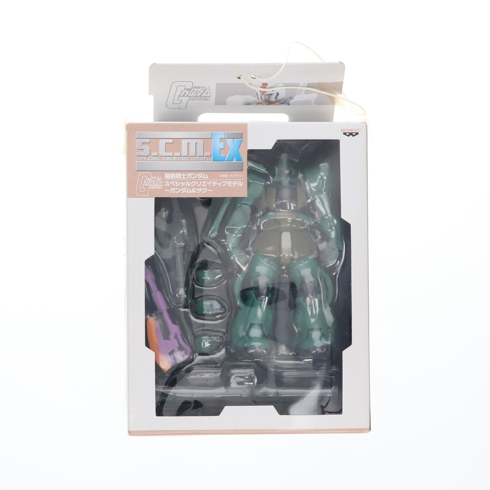 【中古即納】[FIG] ザク 機動戦士ガンダム ガンダムシリーズ スペシャルクリエイティブモデルEX～ガンダム&ザク～ 可動フィギュア プライズ(45151) バンプレスト(20080831)