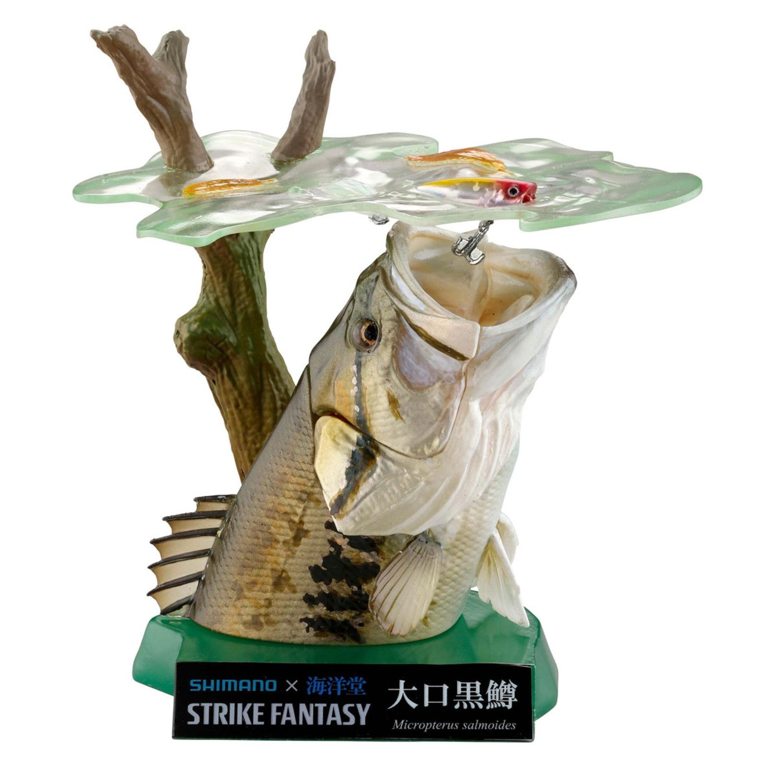 【新品即納】[FIG] (再販) SHIMANO×海洋堂 STRIKE FANTASY 大口黒鱒(ブラックバス) 完成品 フィギュア(KD068) 海洋堂(20250808)